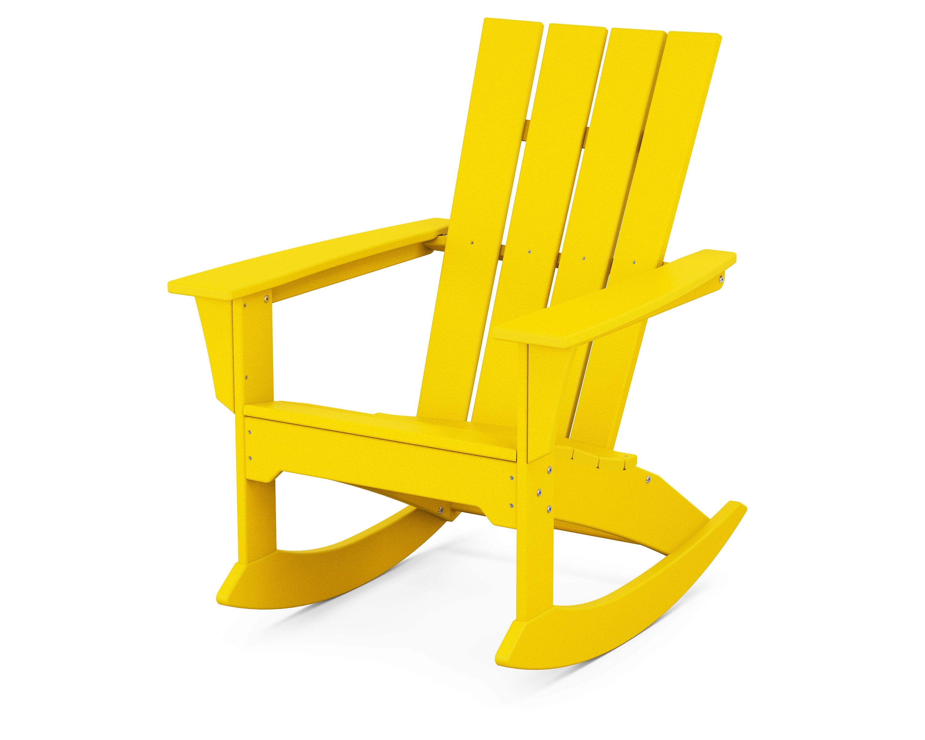 Quattro Adirondack Rocking Chair in Lemon