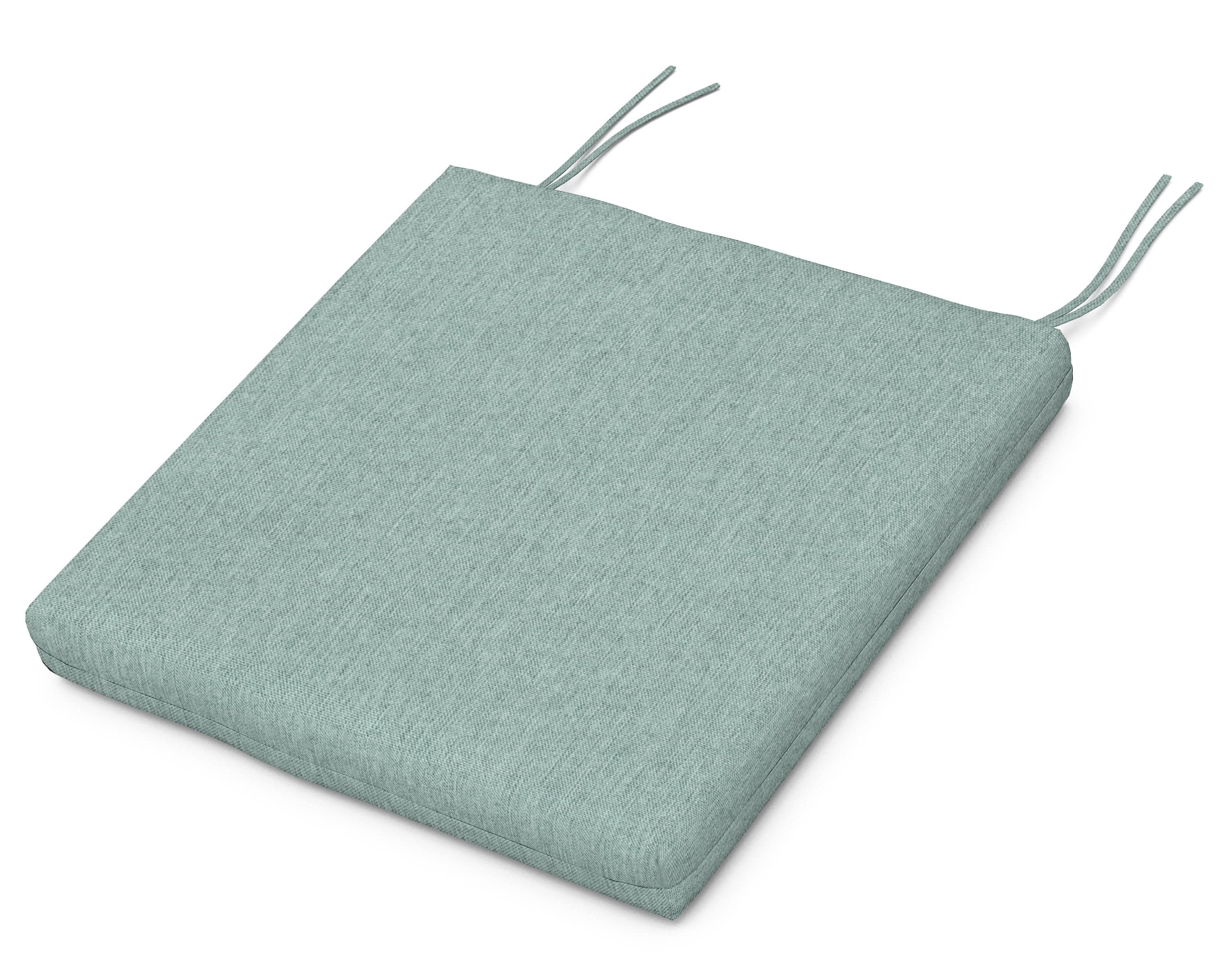 EDGE Dining Cushion 19.5"D x 19.5"W x 2.5"H in Glacier Spa
