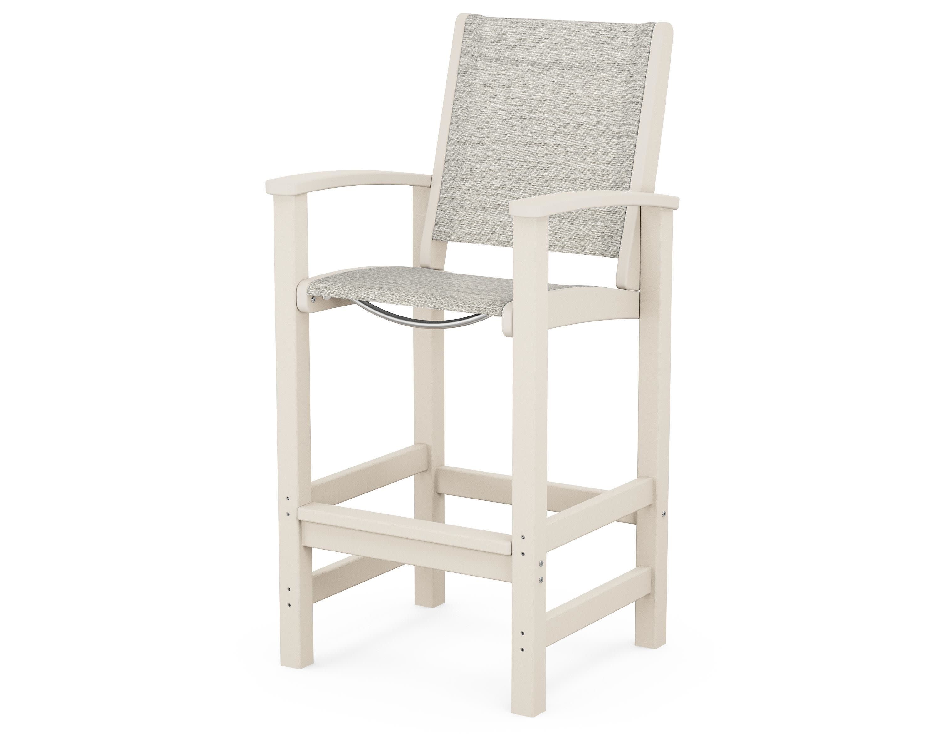 Coastal Bar Chair in Sand / Birch Sling