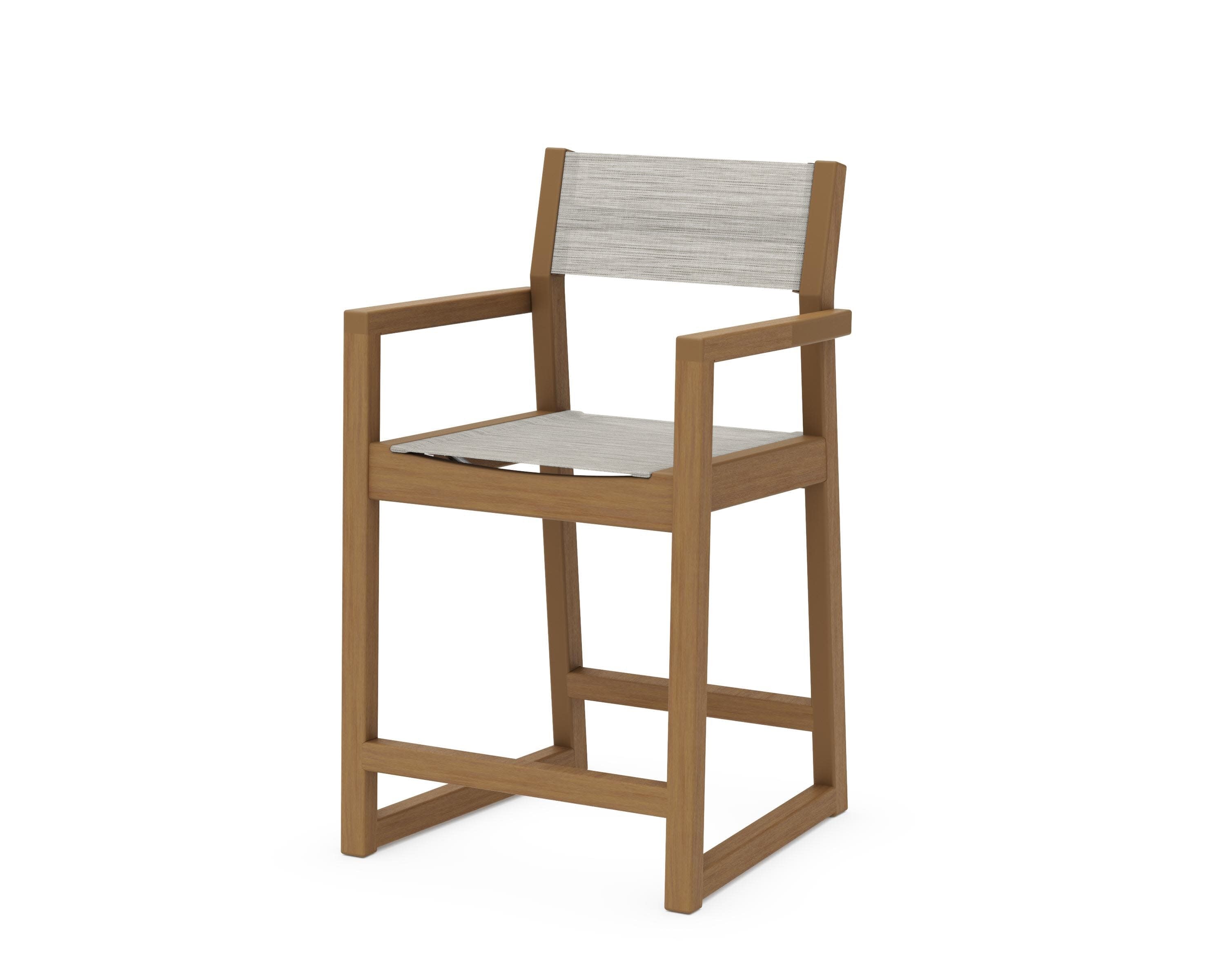 EDGE Sling Counter Arm Chair in Natural / Birch Sling