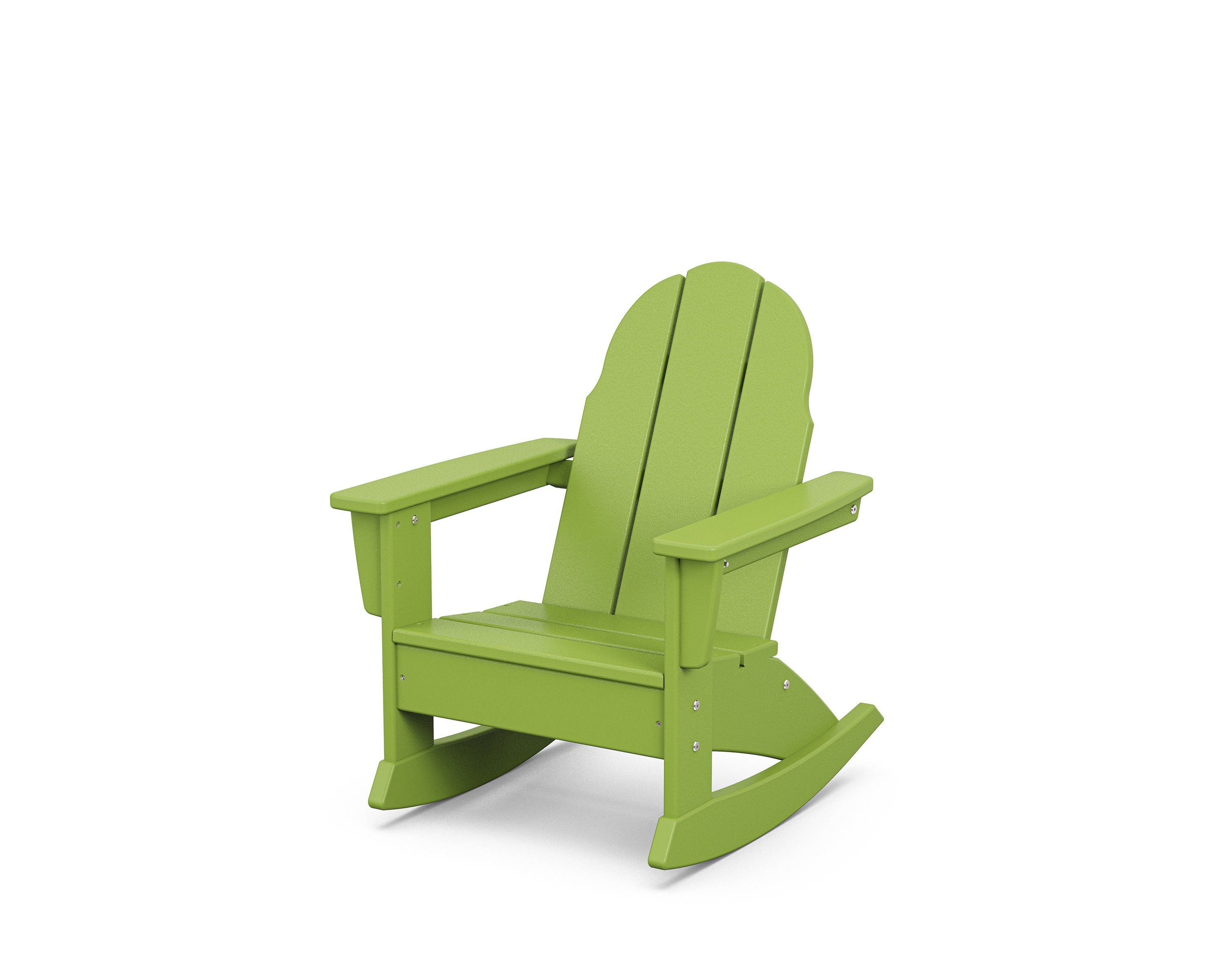 Kids Vineyard Adirondack Rocking Chair in Lime