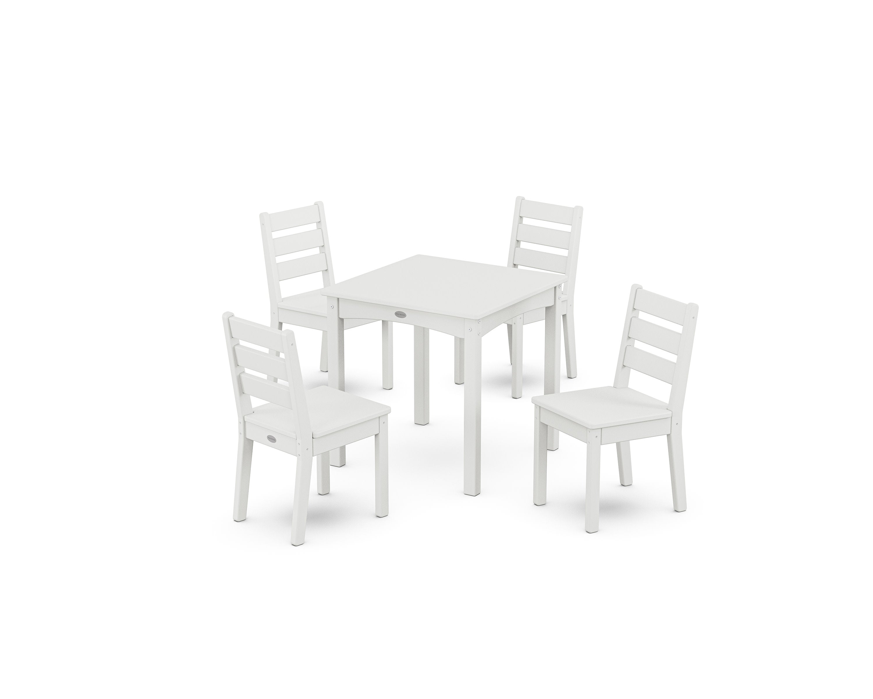 Lakeside Kids 5-Piece Dining Set in White