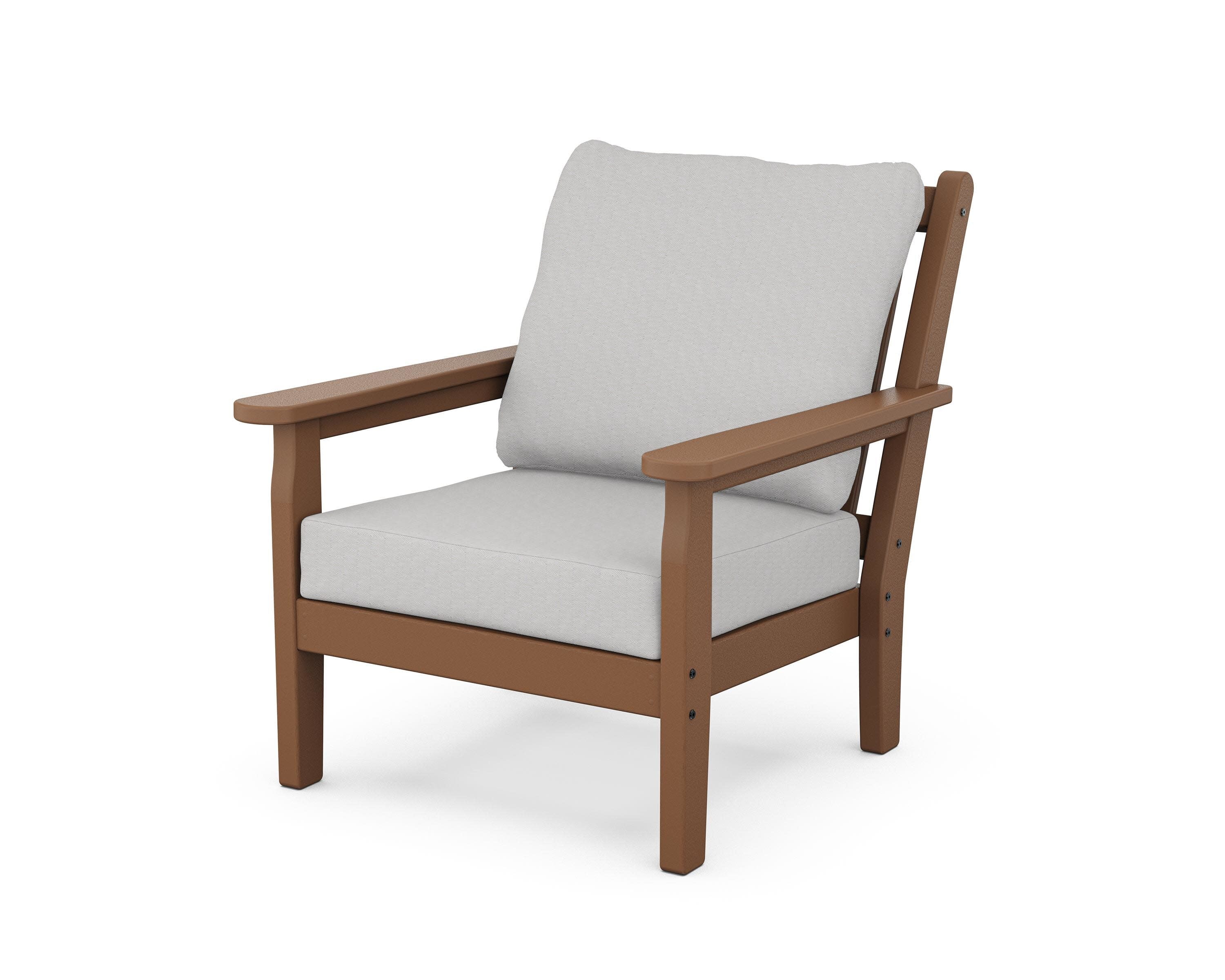 Chippendale Deep Seating Chair in Teak / Diamond in the Rough