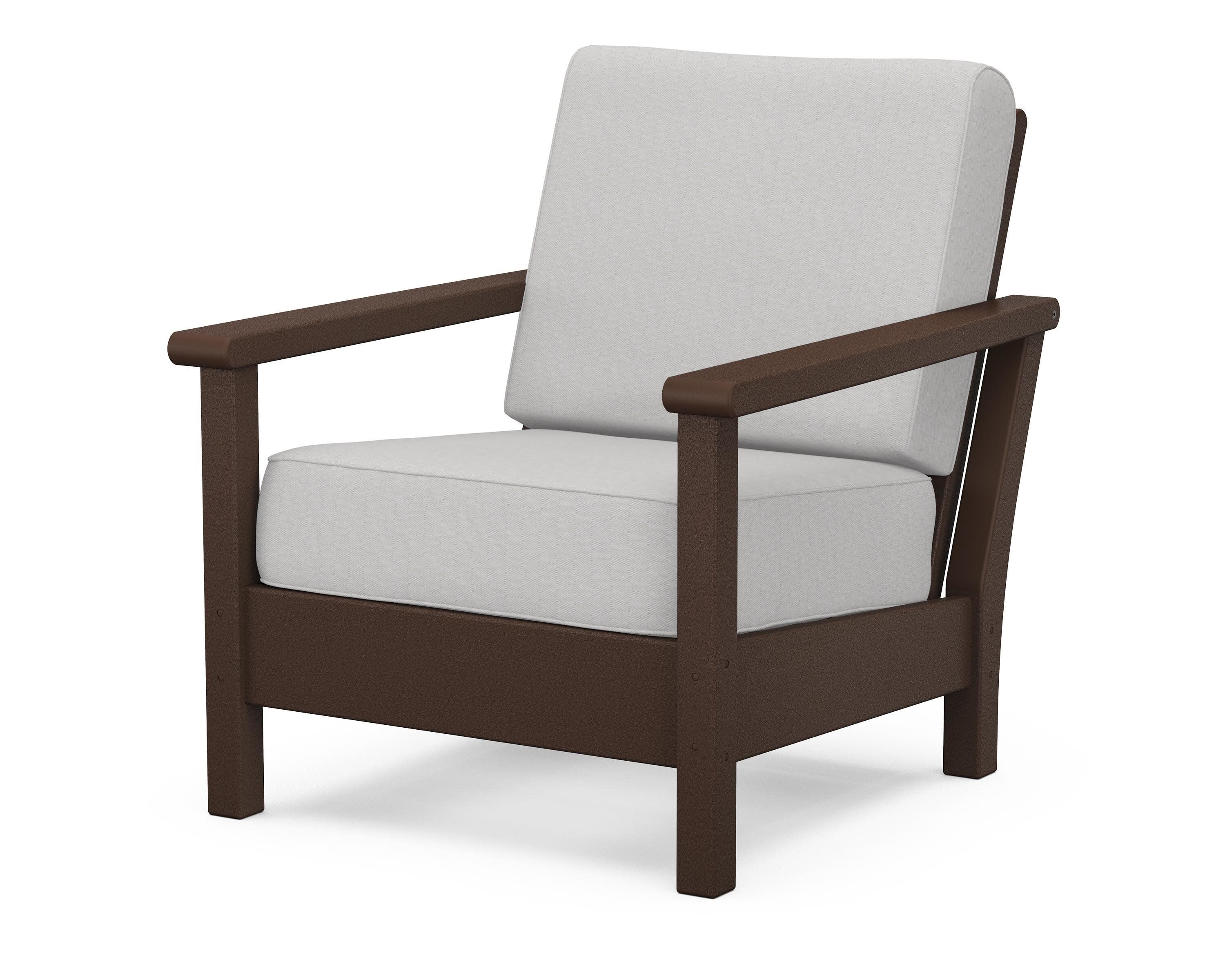 Harbour Deep Seating Chair in Mahogany / Diamond in the Rough