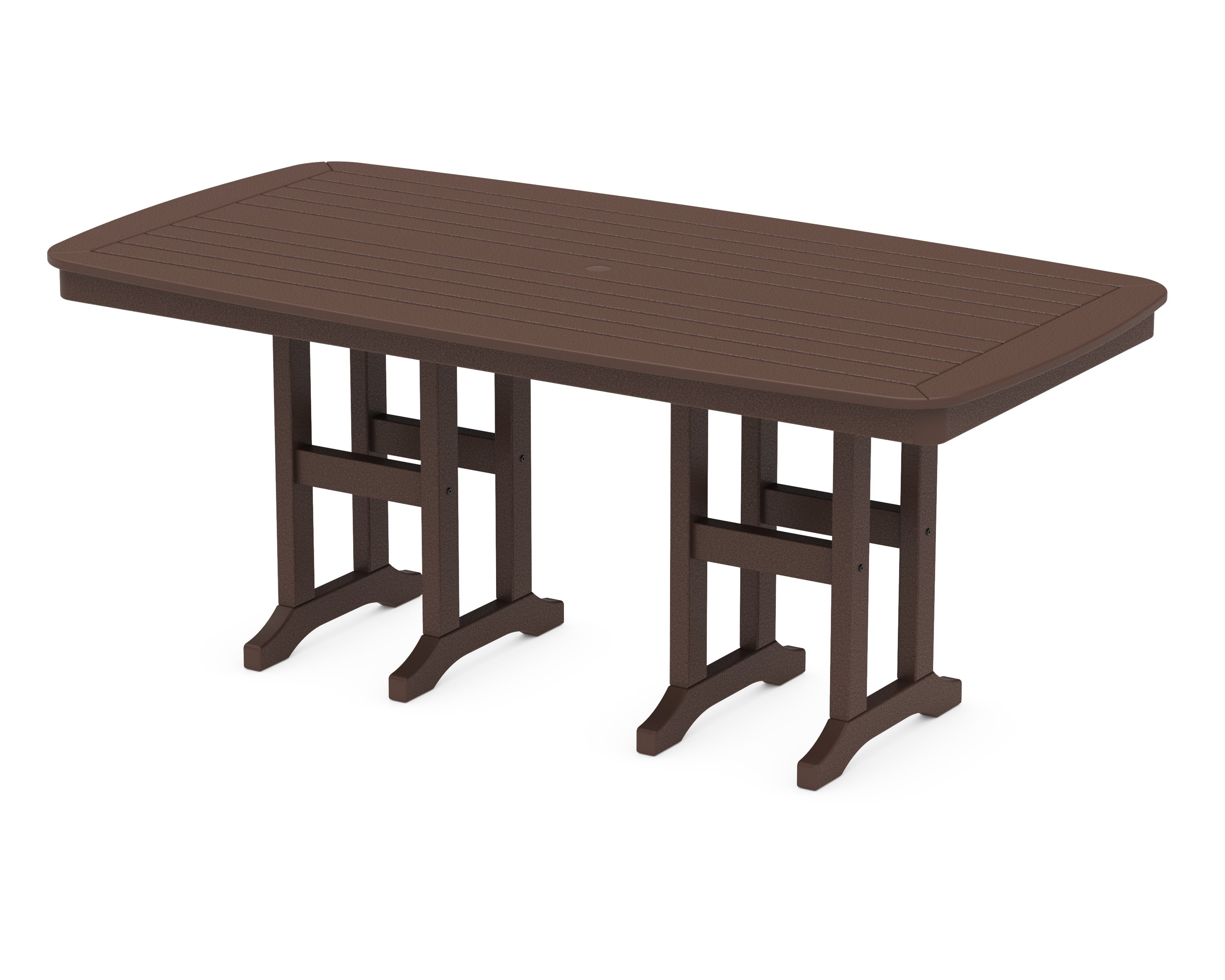 Nautical 37" x 72" Dining Table in Mahogany
