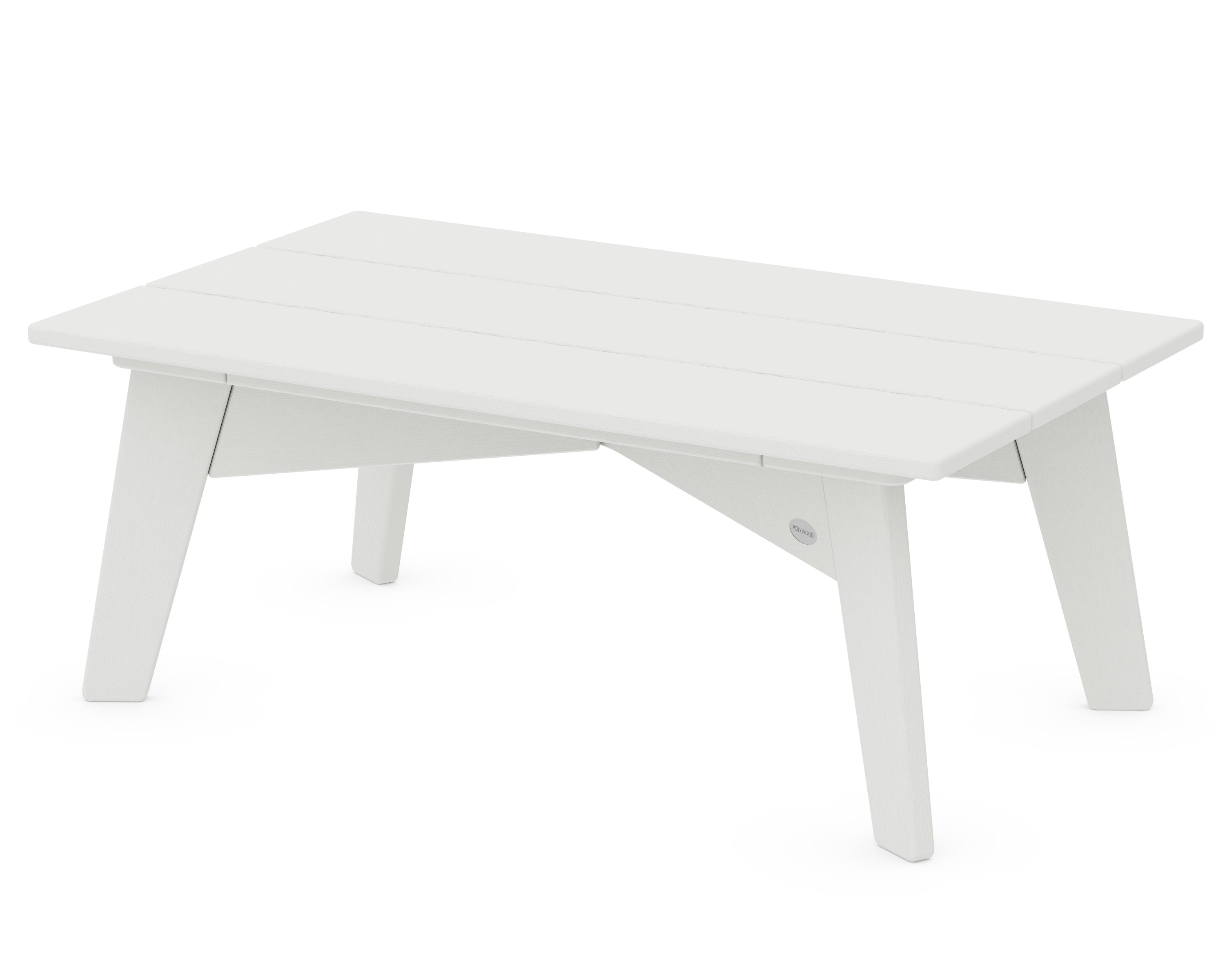 Riviera Modern Coffee Table in Vintage White