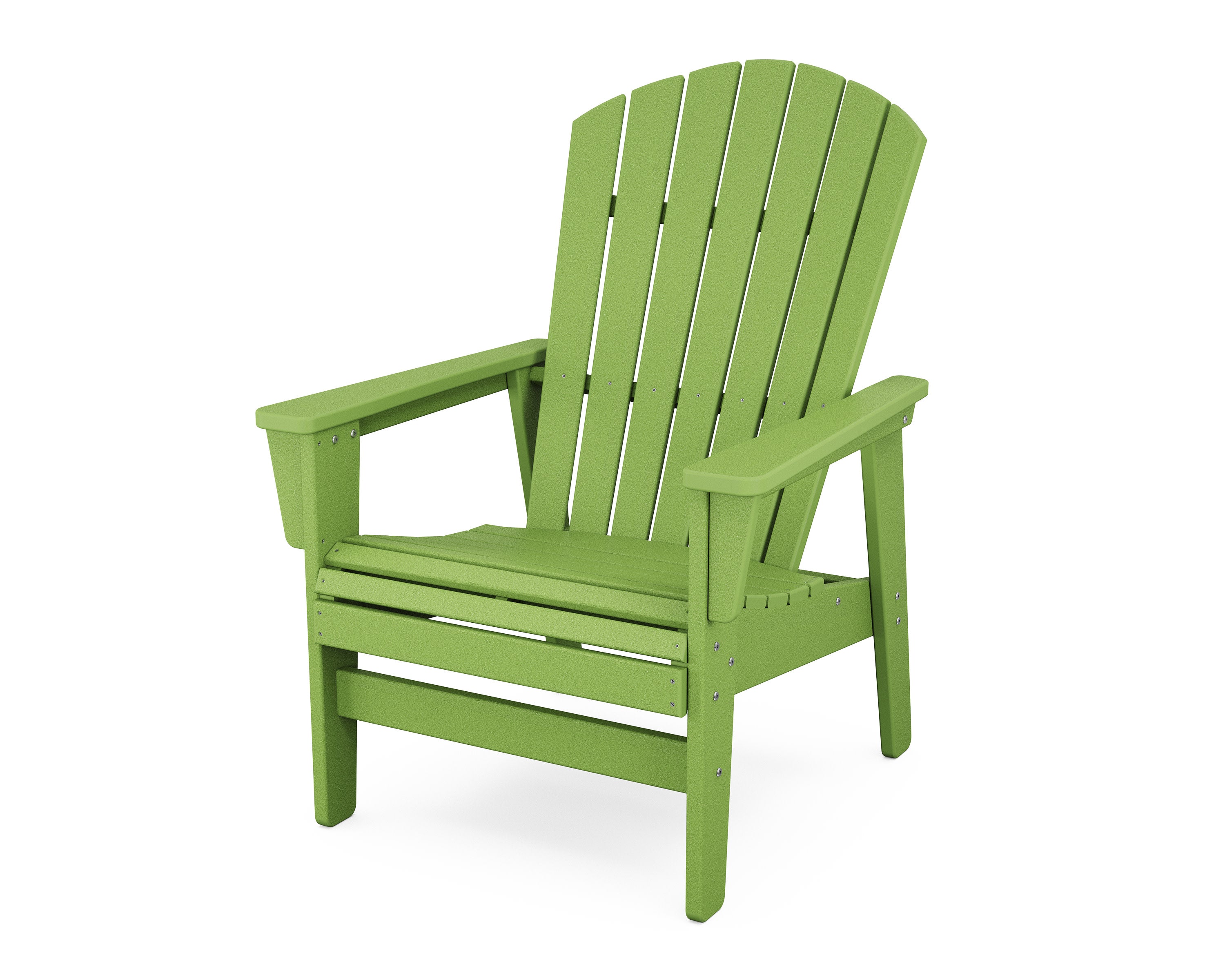 Nautical Grand Upright Adirondack Chair in Lime