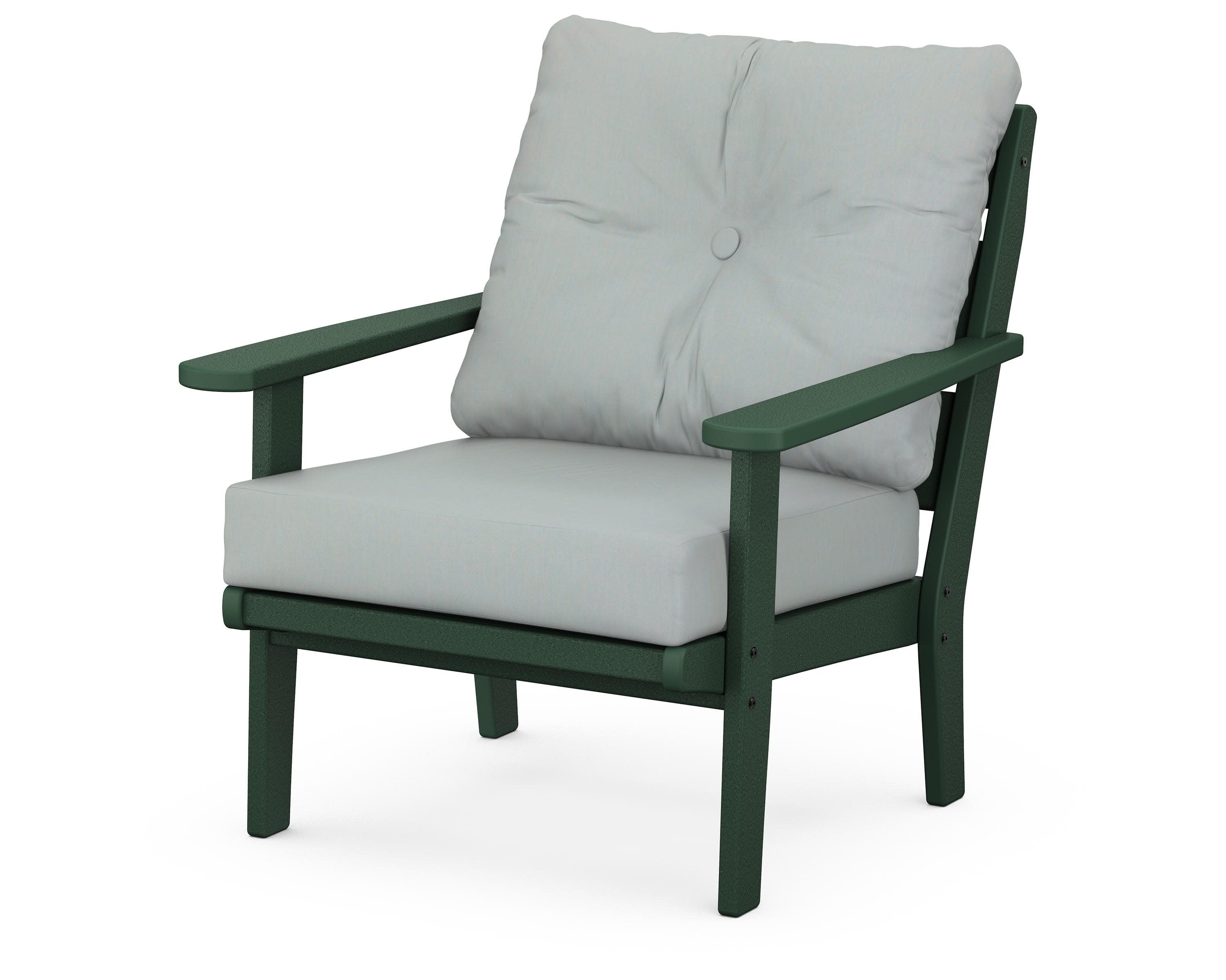Lakeside Deep Seating Chair in Green / Spa
