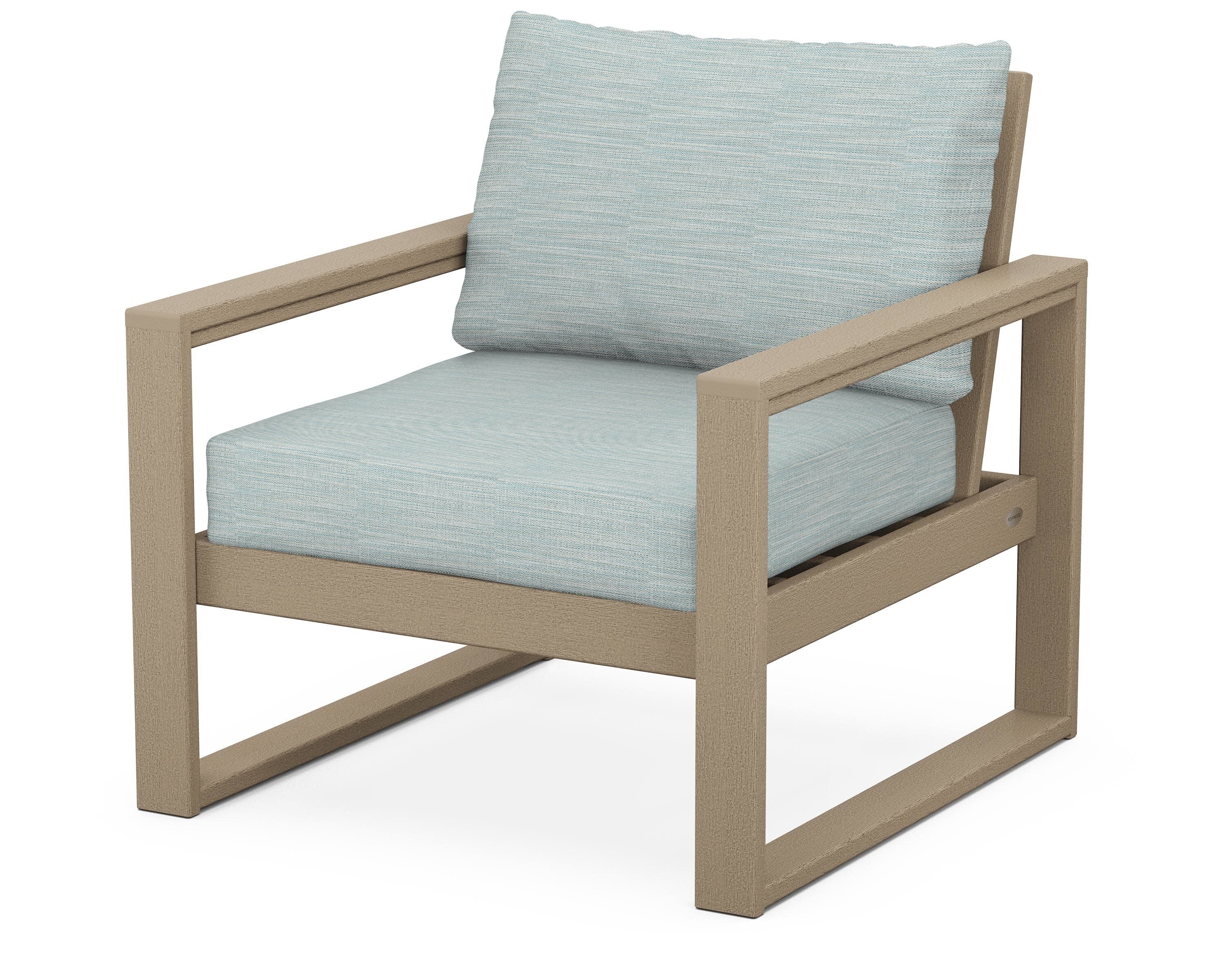 EDGE Club Chair in Vintage Sahara / Soothe Mist