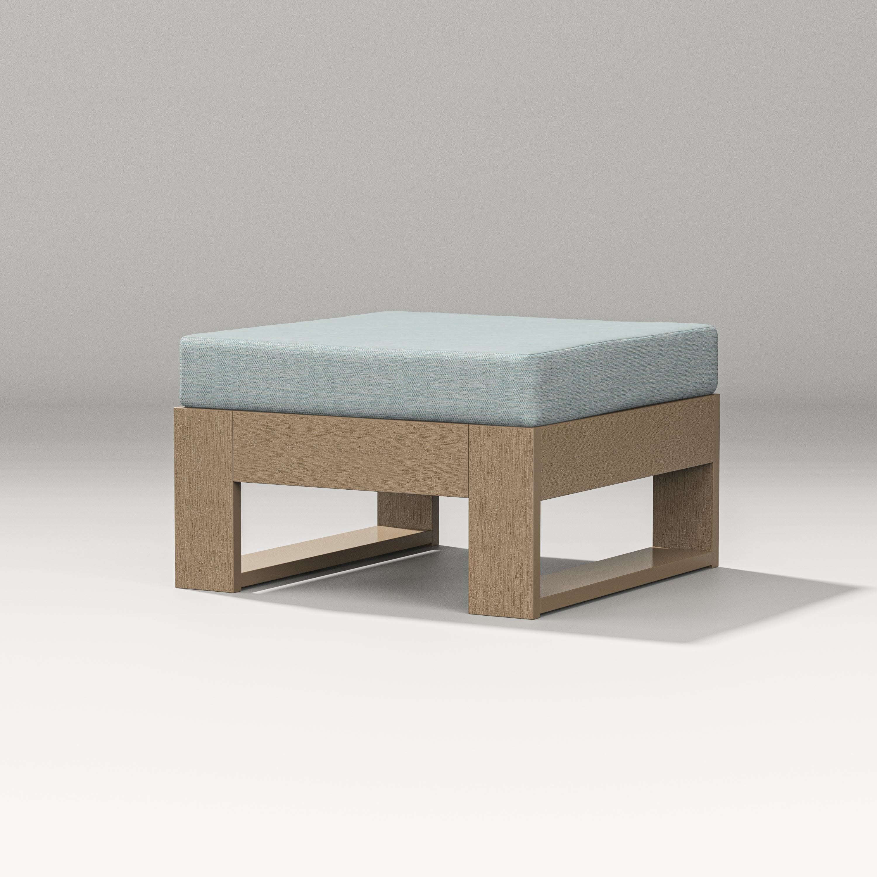 Latitude Lounge Ottoman in Vintage Sahara / Soothe Mist