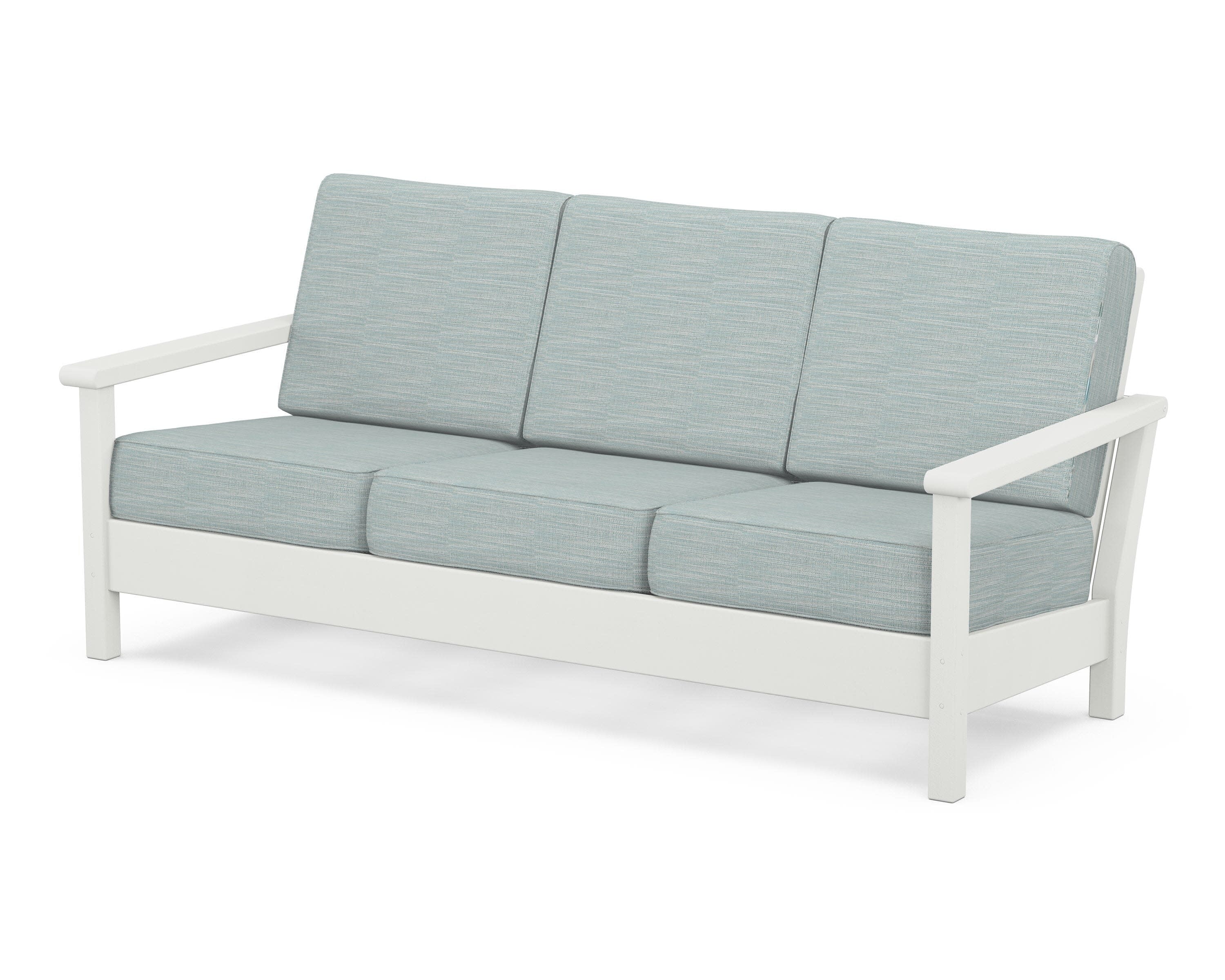 Harbour Deep Seating Sofa in Vintage White / Soothe Mist