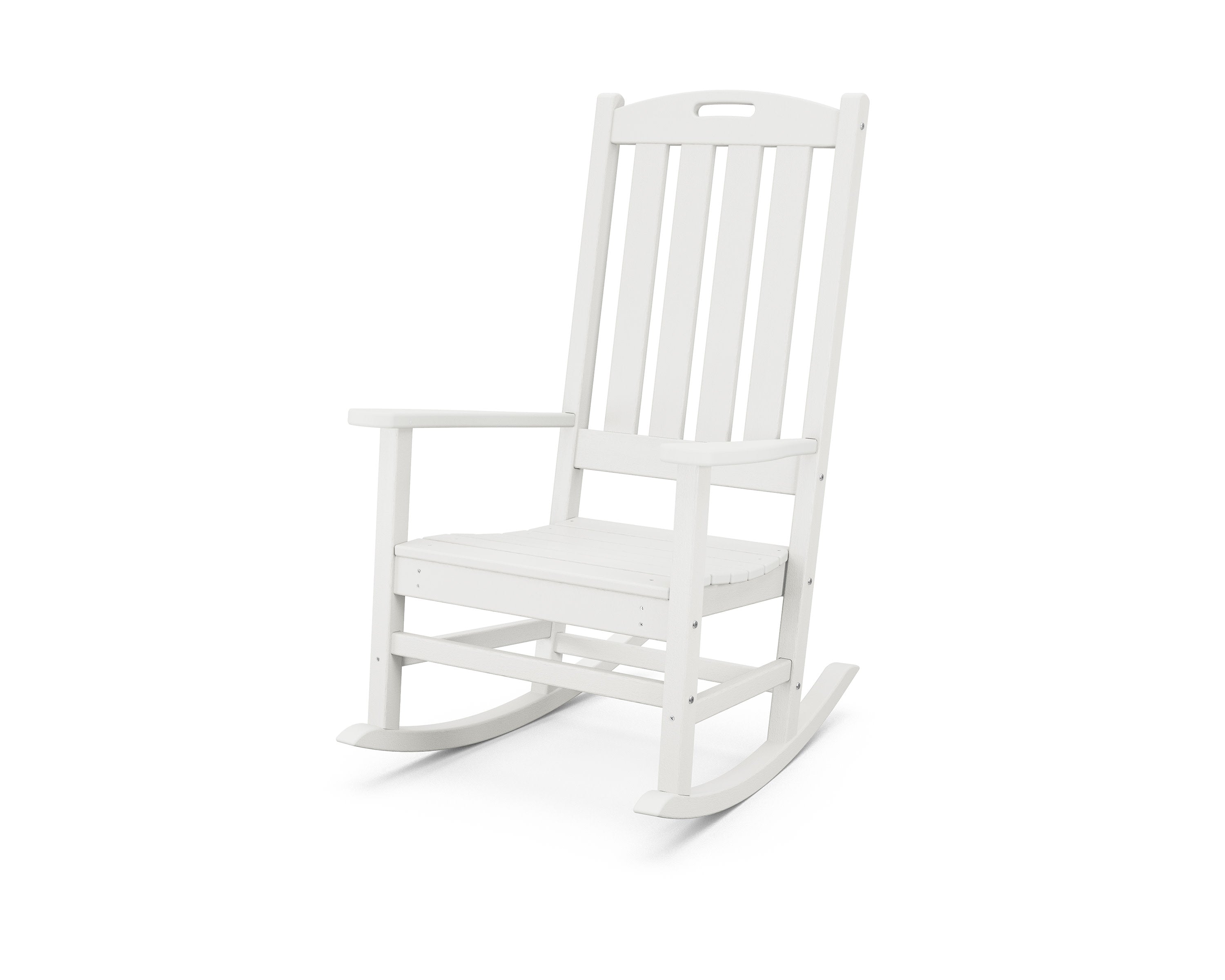 Nautical Porch Rocking Chair in Vintage White