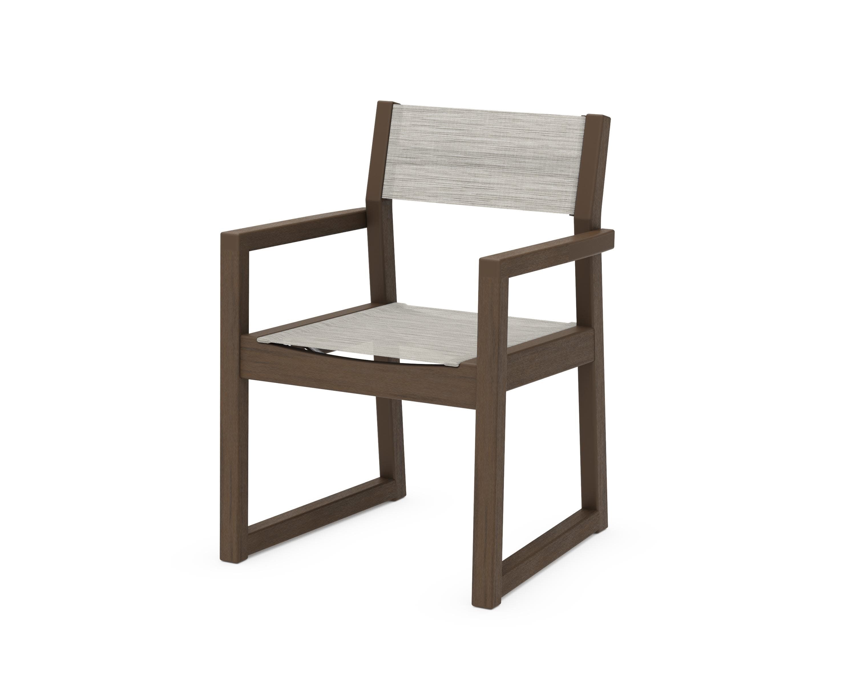 EDGE Sling Dining Arm Chair in Kona / Birch Sling