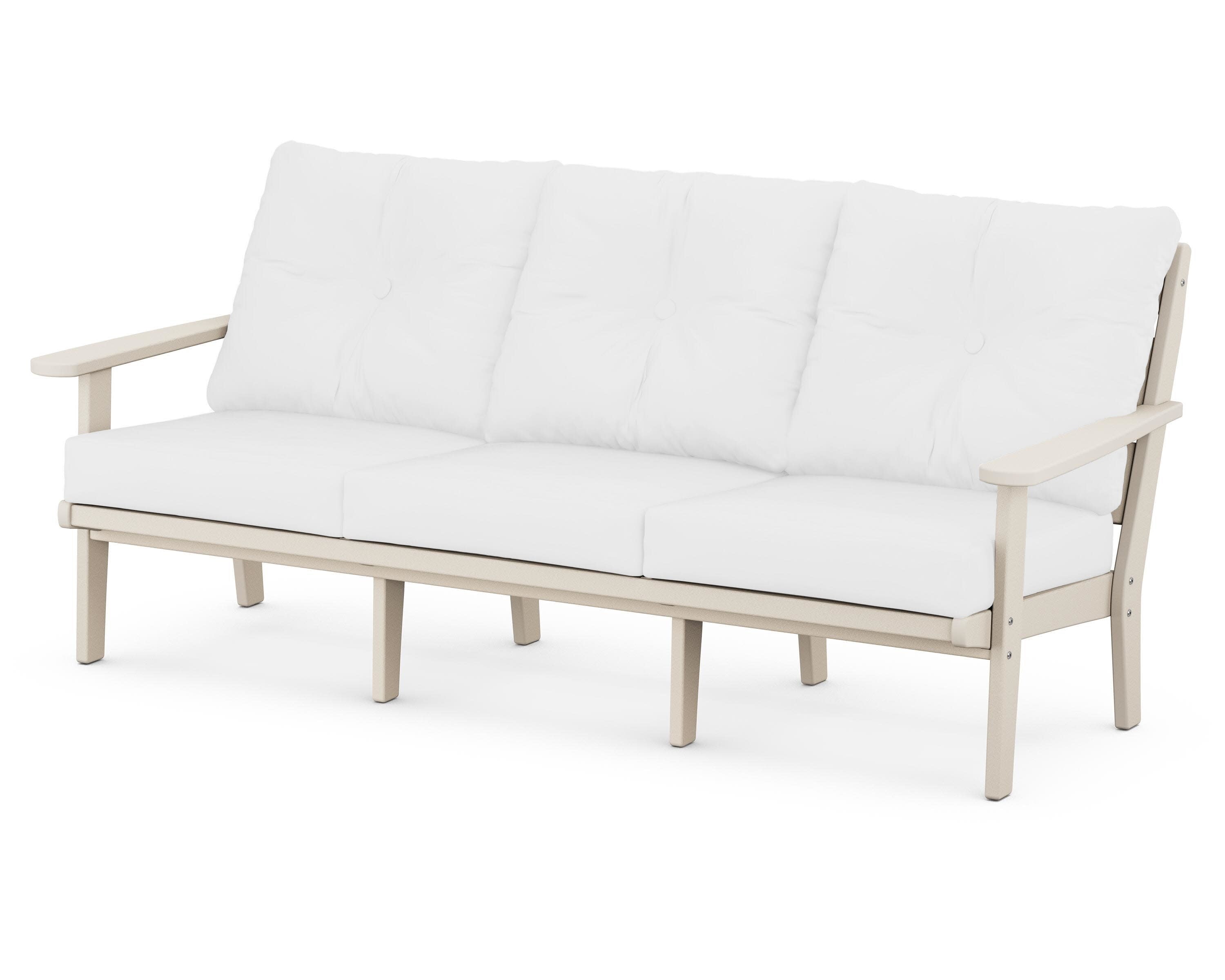Lakeside Deep Seating Sofa in Sand / Natural