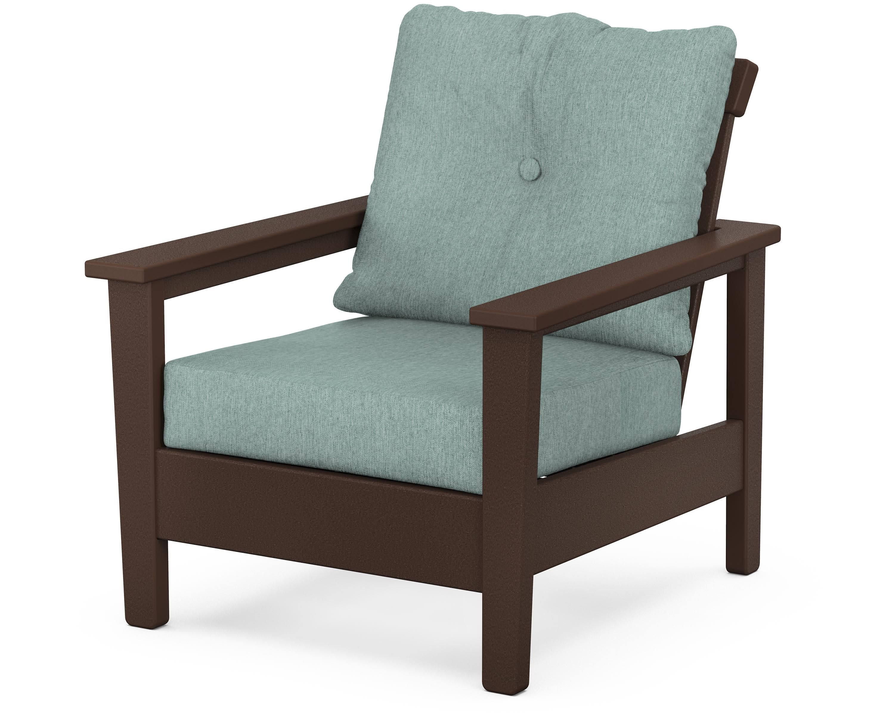 Prescott Deep Seating Chair in Mahogany / Glacier Spa
