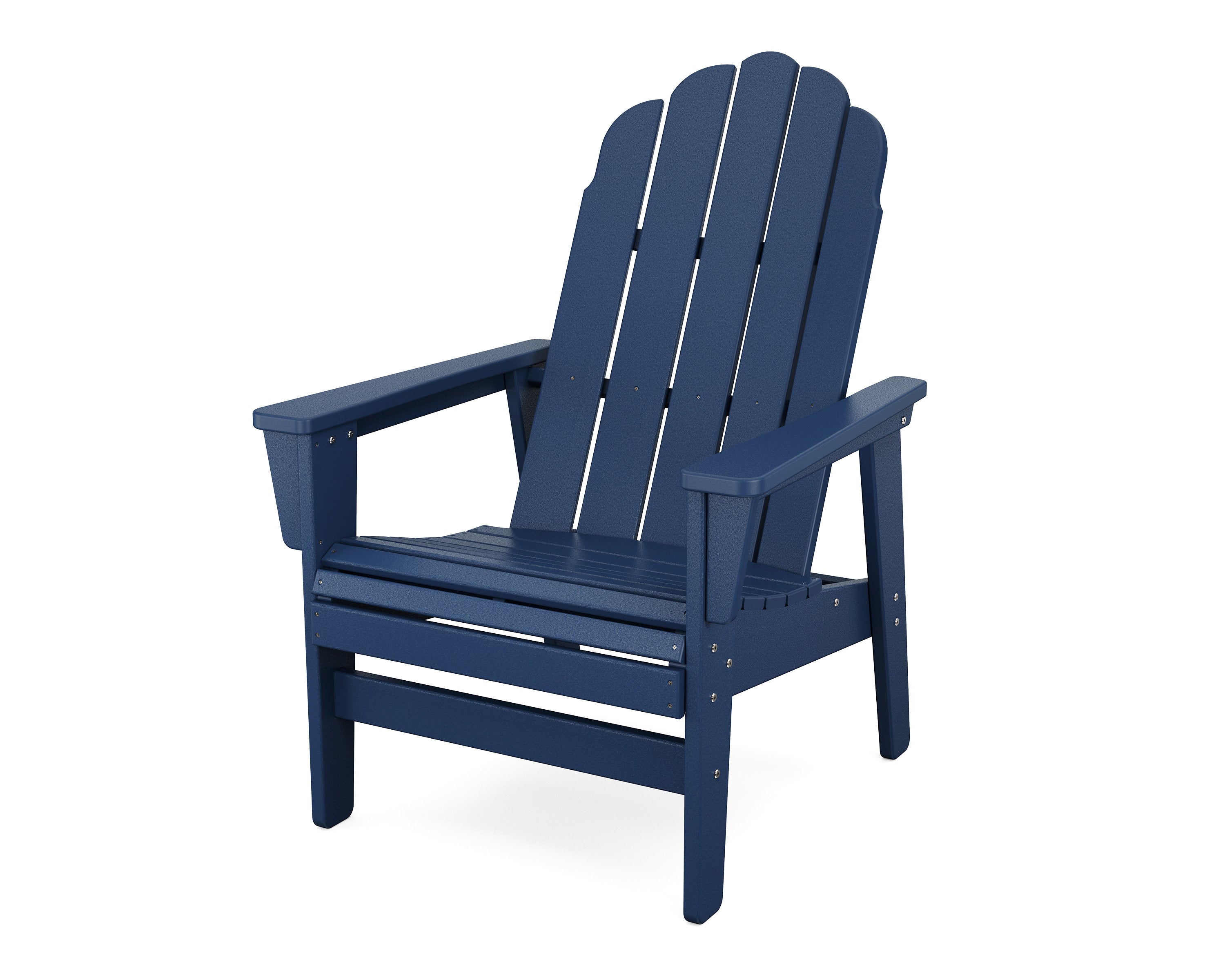 Vineyard Grand Upright Adirondack Chair in Navy