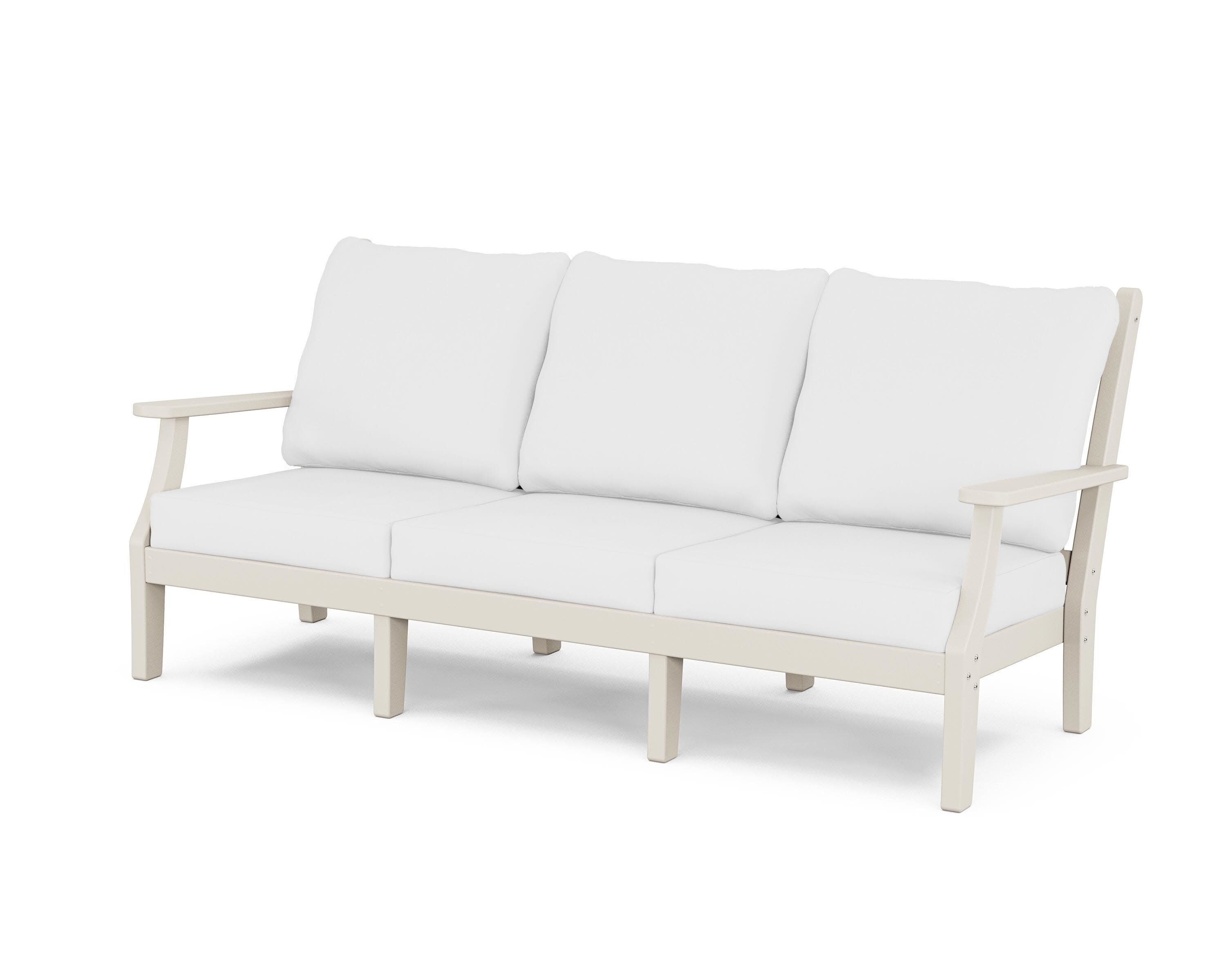 Wovendale Deep Seating Sofa in Sand / Natural