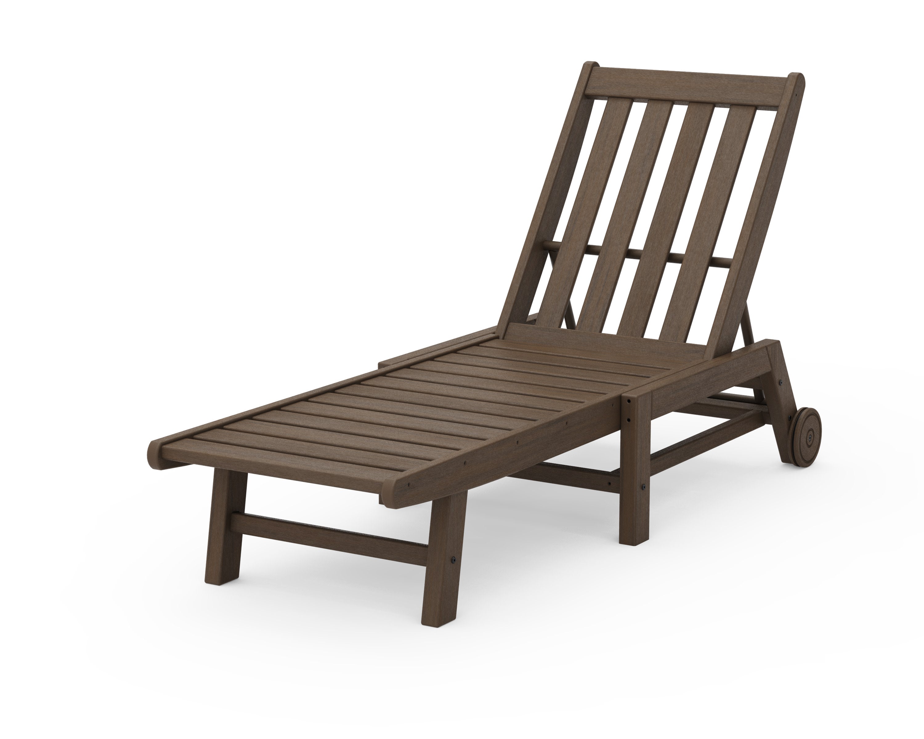 Vineyard Chaise with Wheels in Kona