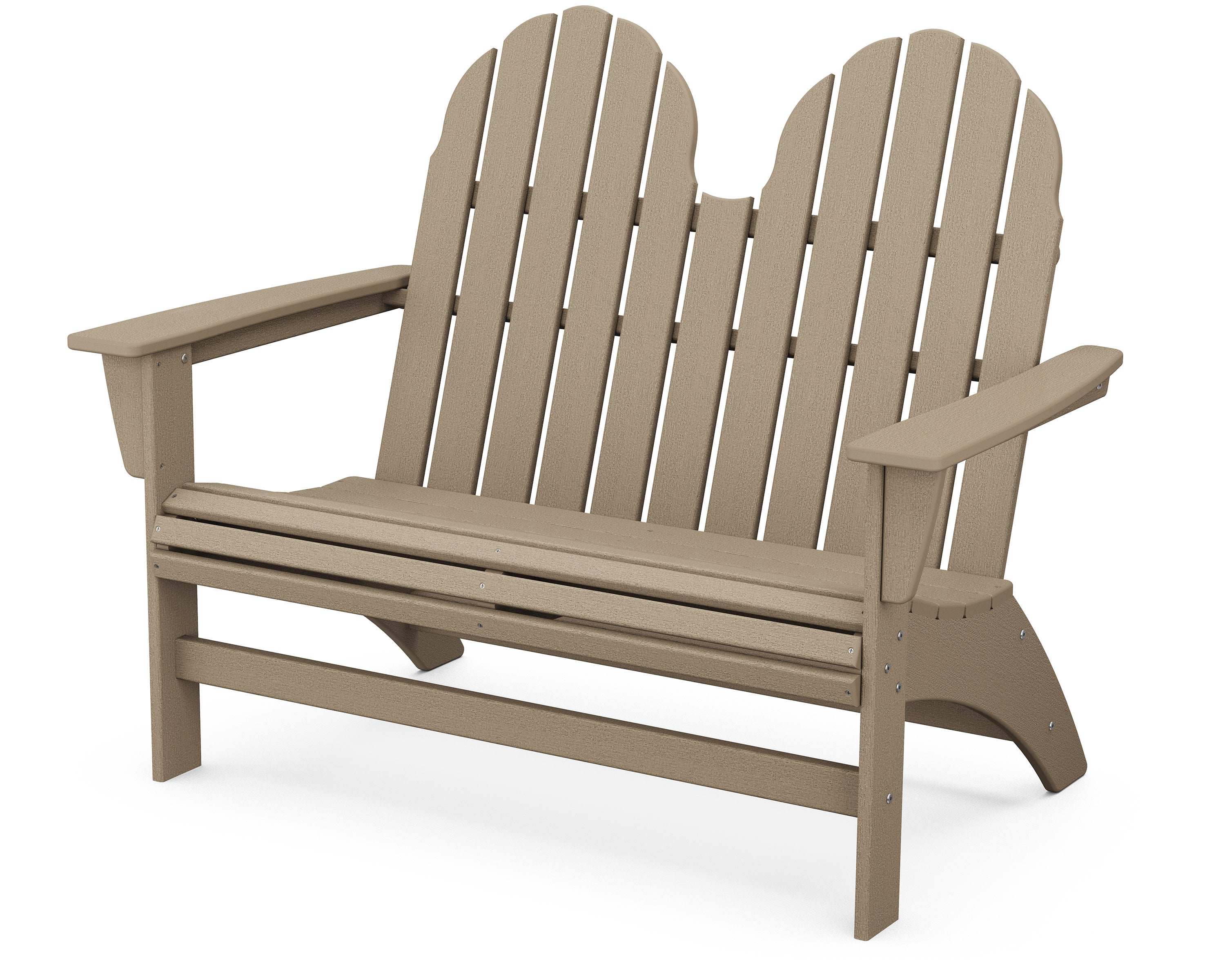 Vineyard 48" Adirondack Bench in Vintage Sahara