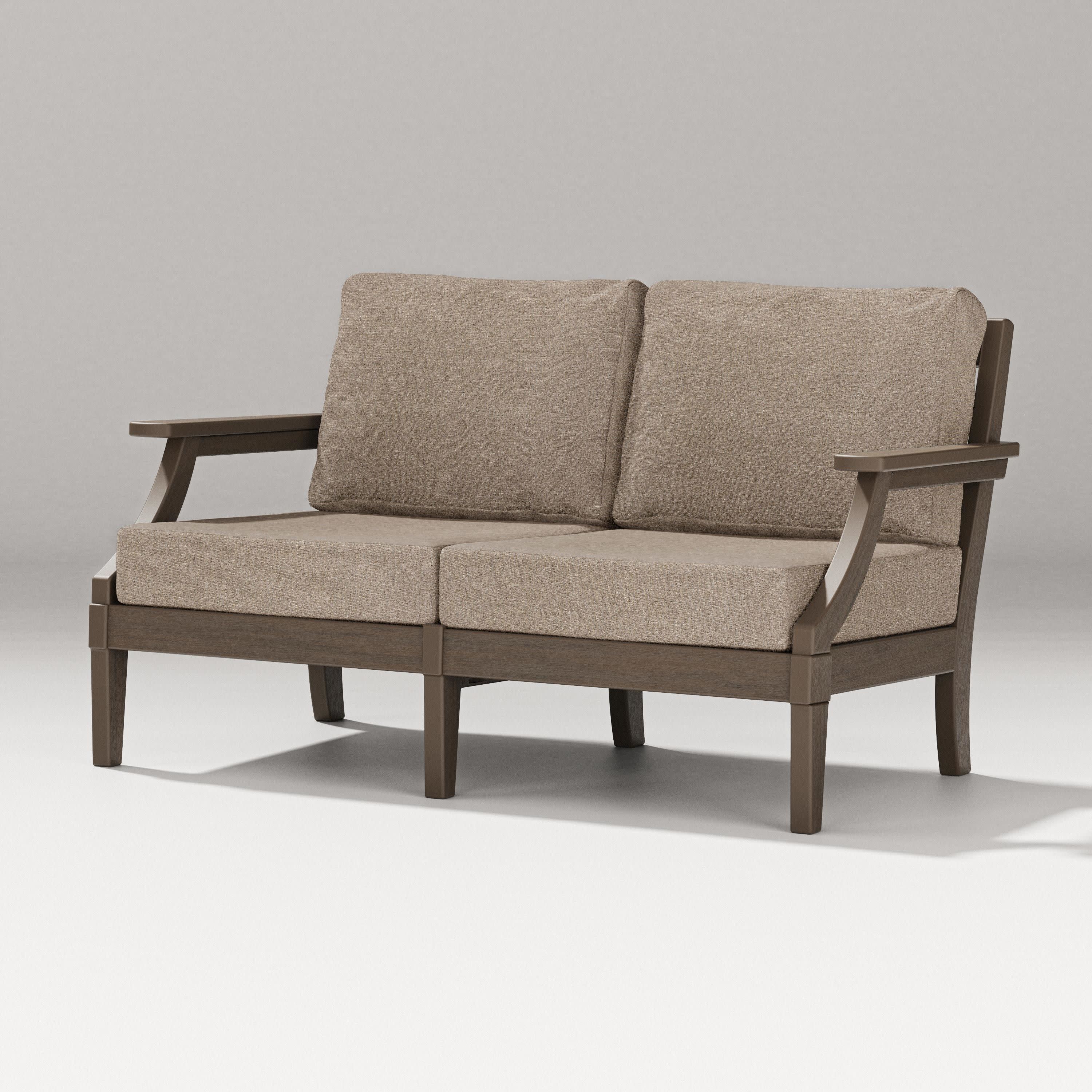 Estate Loveseat in Kona / Spiced Burlap