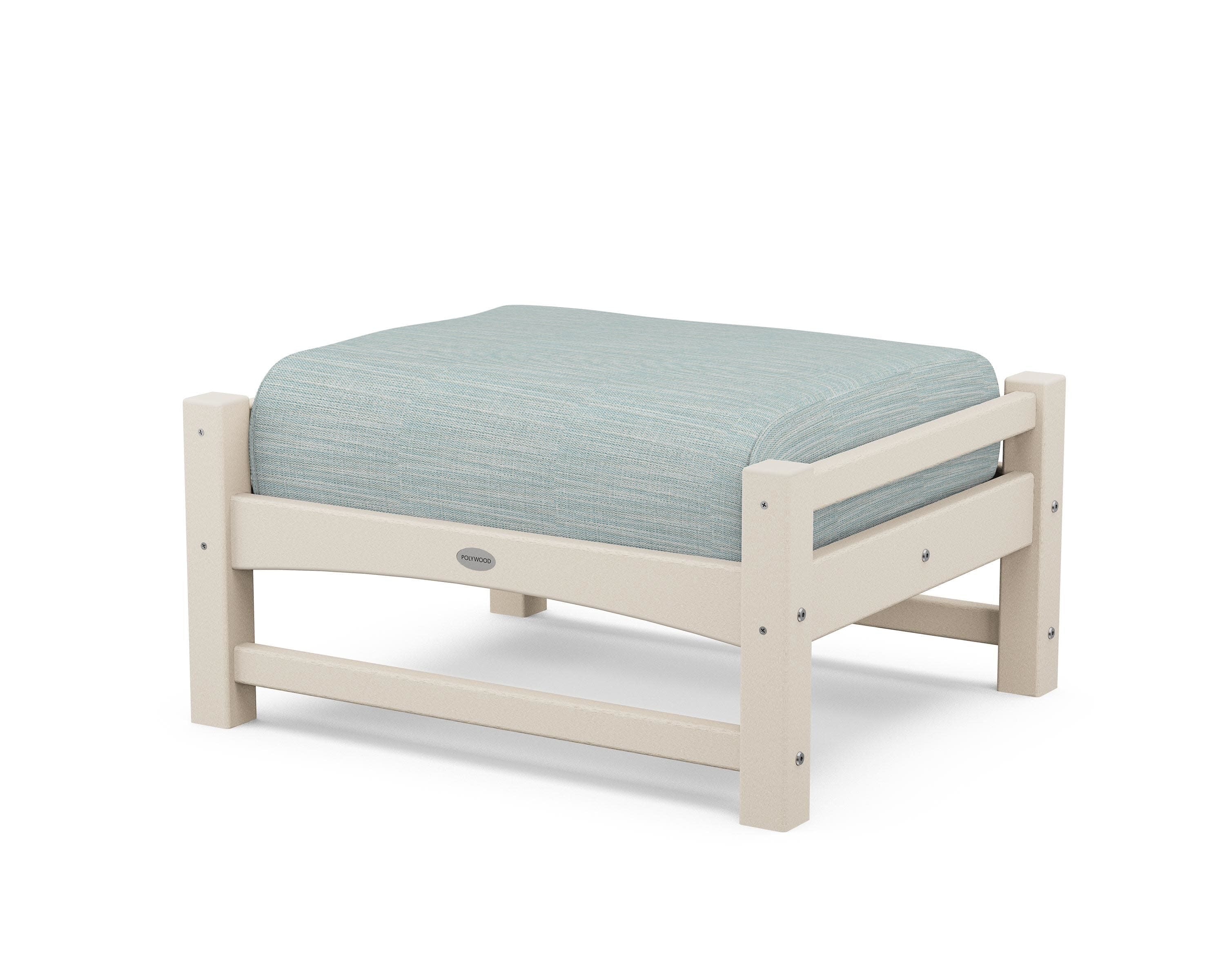 Club Ottoman in Sand / Soothe Mist