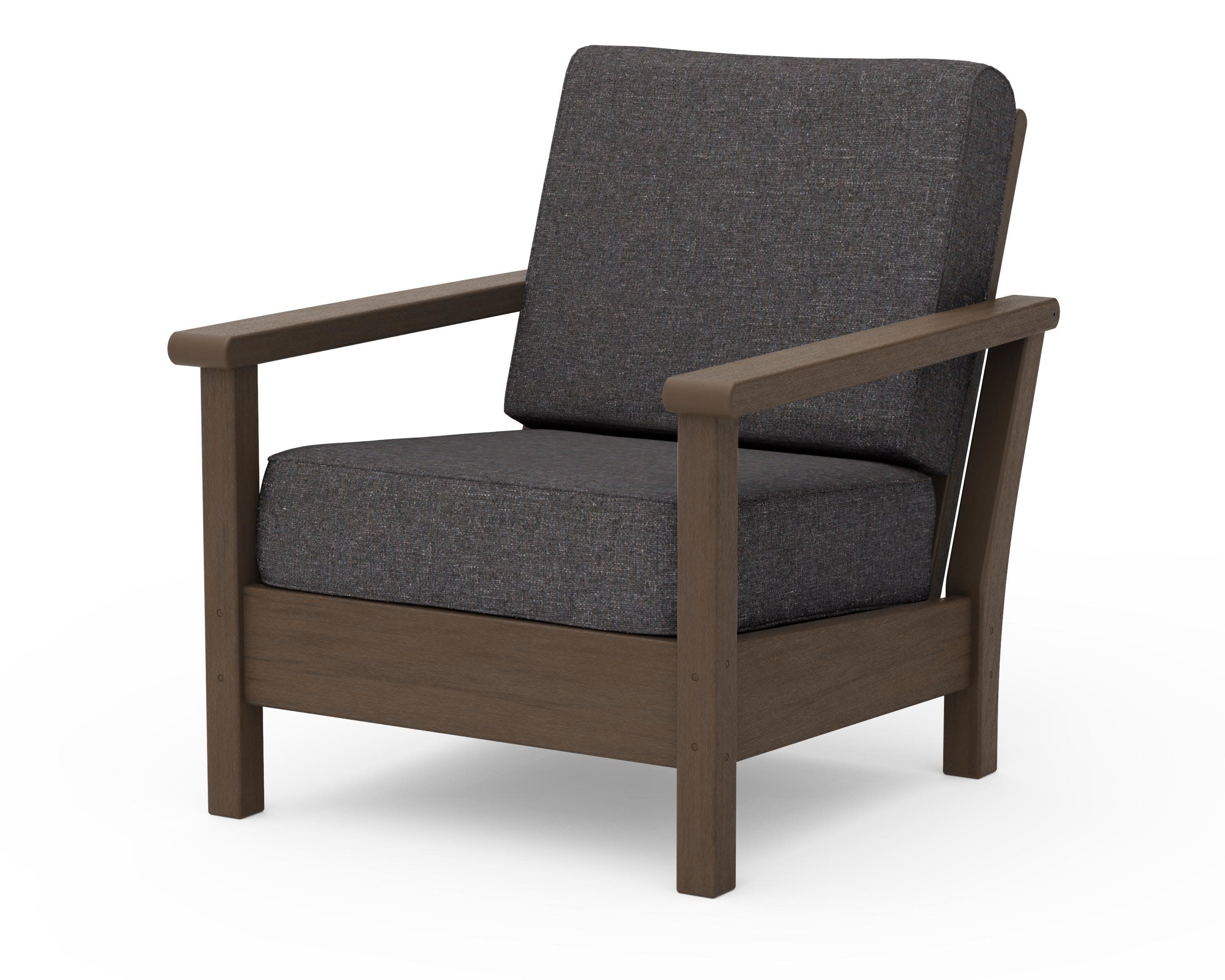 Harbour Deep Seating Chair in Kona / Ash Charcoal