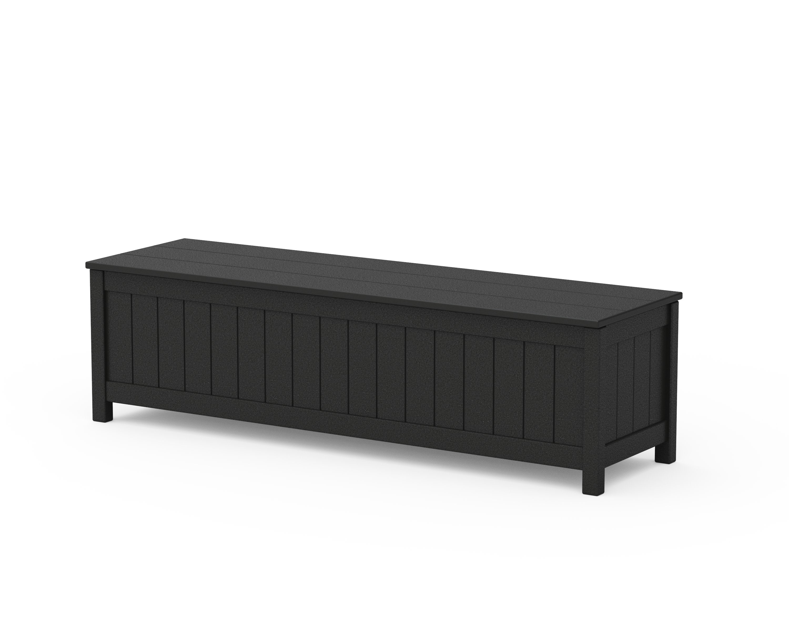 Vineyard 60" Storage Bench in Black