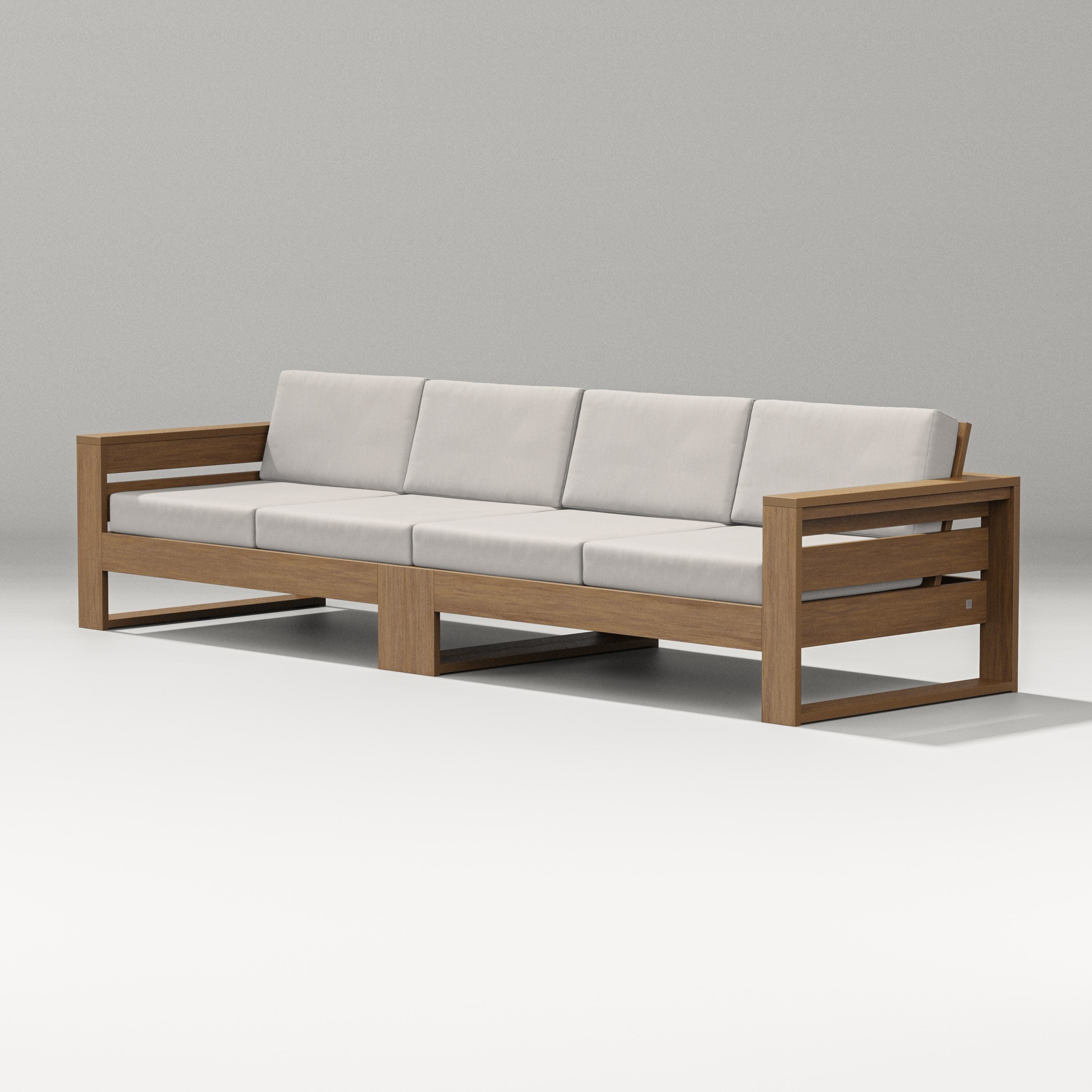 Latitude Straight Sectional in Natural / Cast Ash