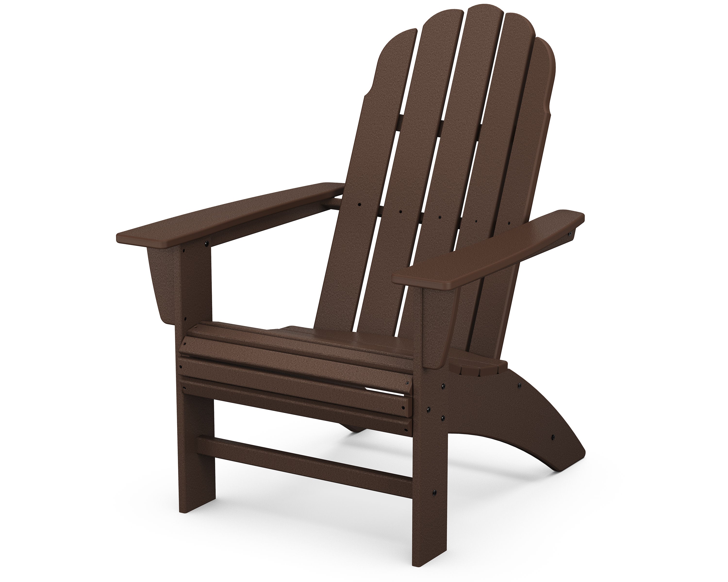Vineyard Curveback Adirondack Chair in Mahogany