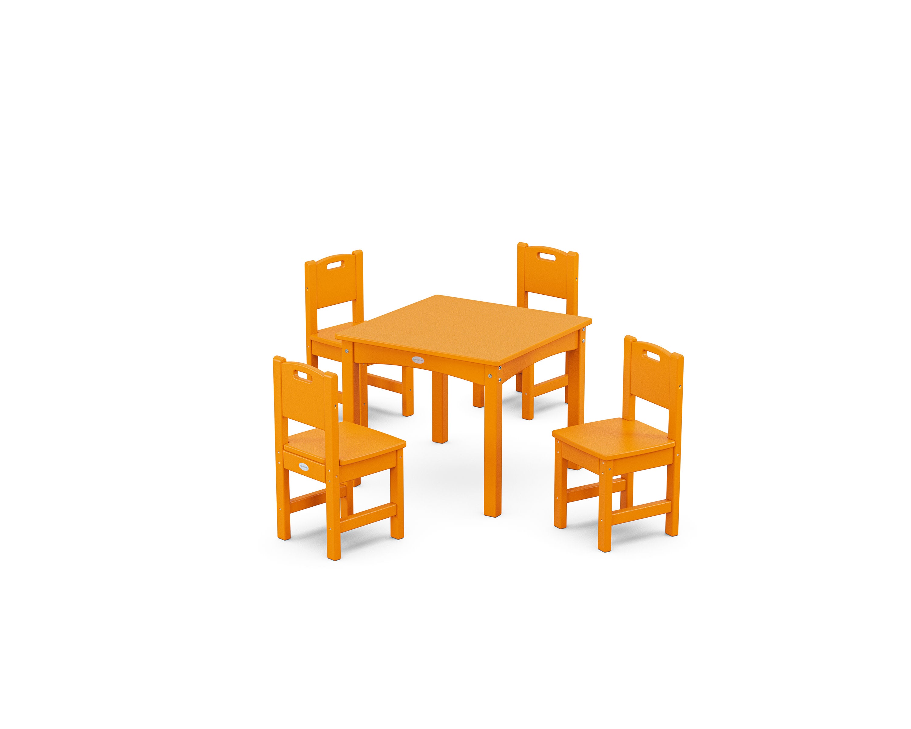 Toddler 5-Piece Dining Set in Tangerine