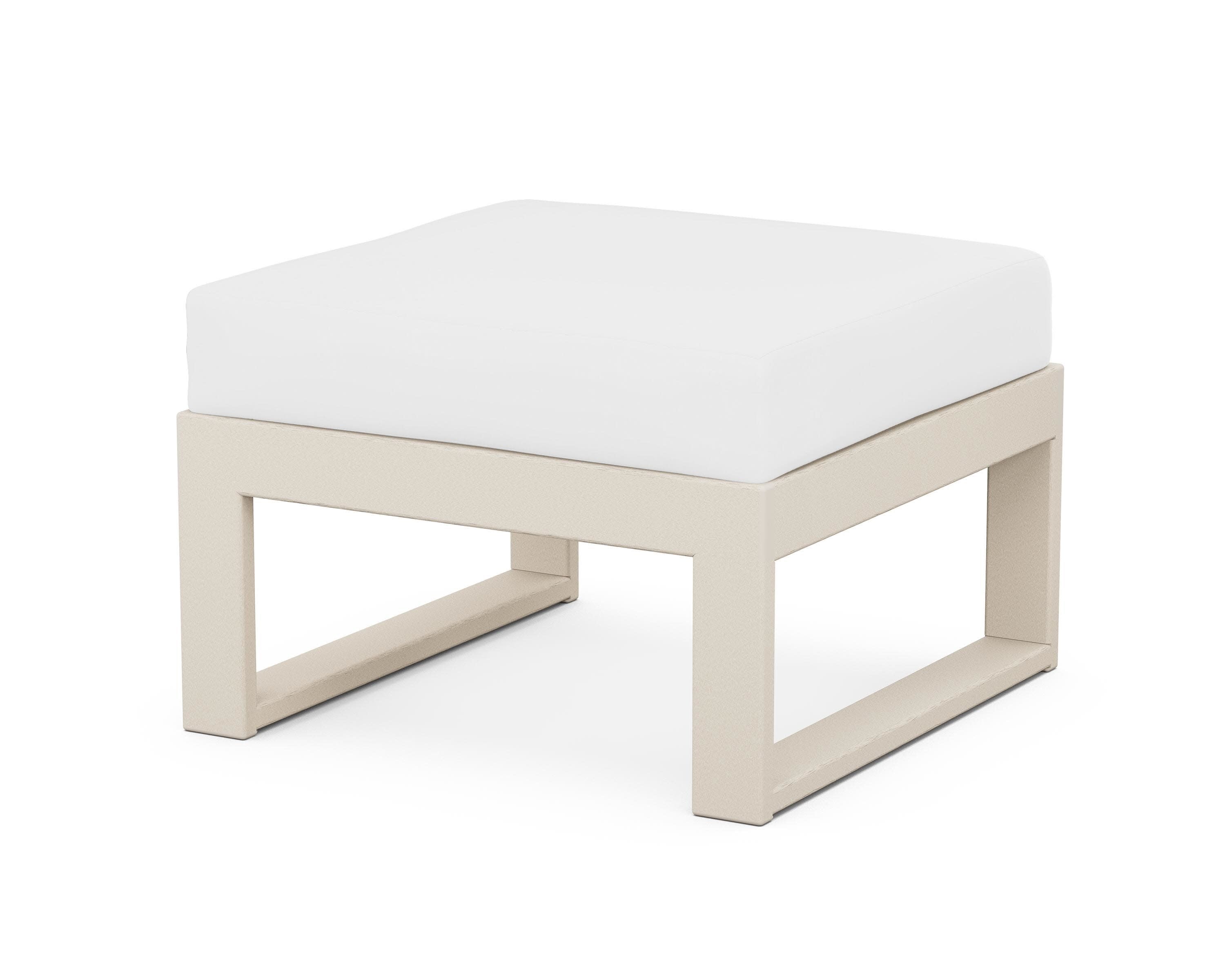 Modular Ottoman - Modern in Sand / Natural