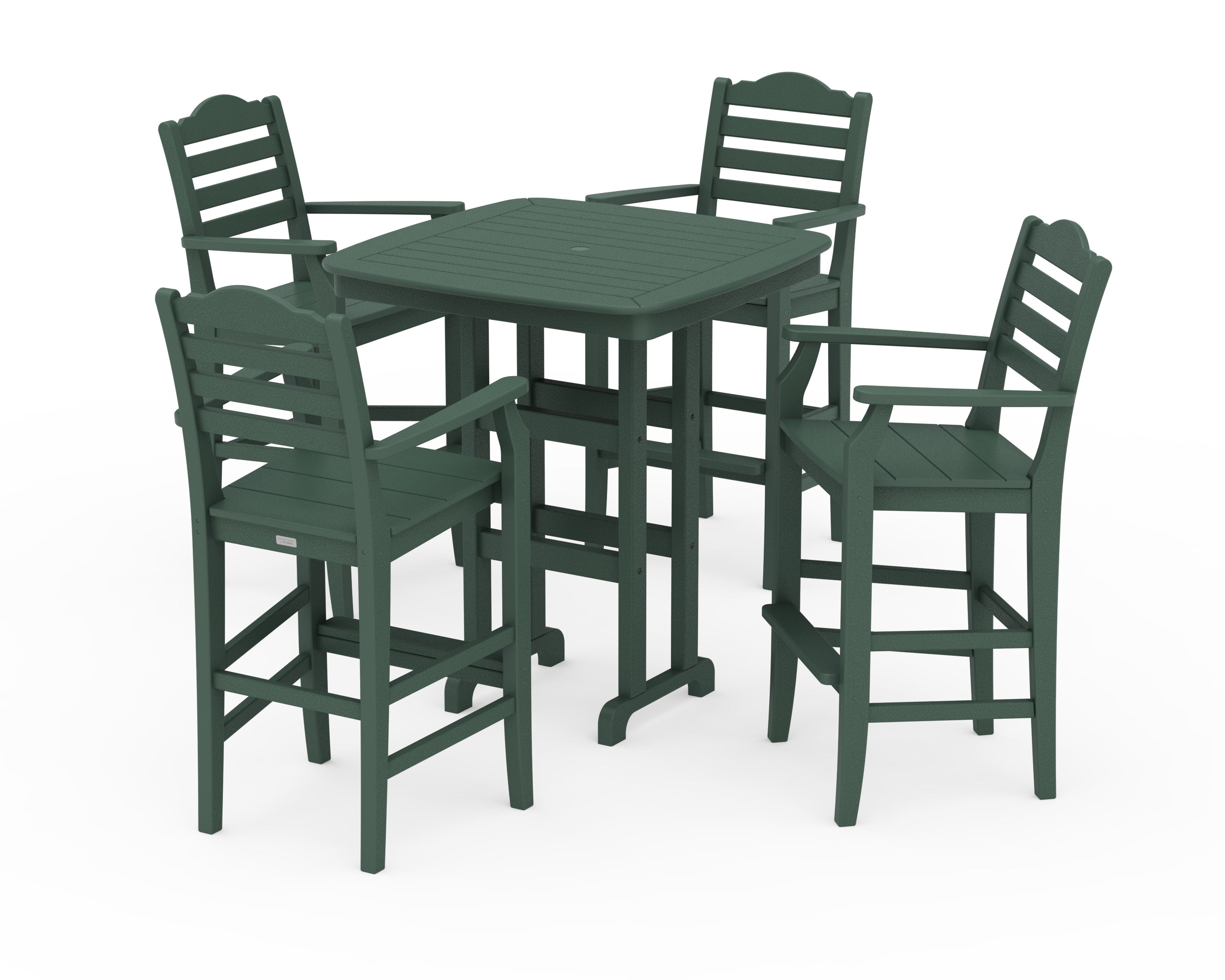 Savannah 5-Piece Bar Set in Green