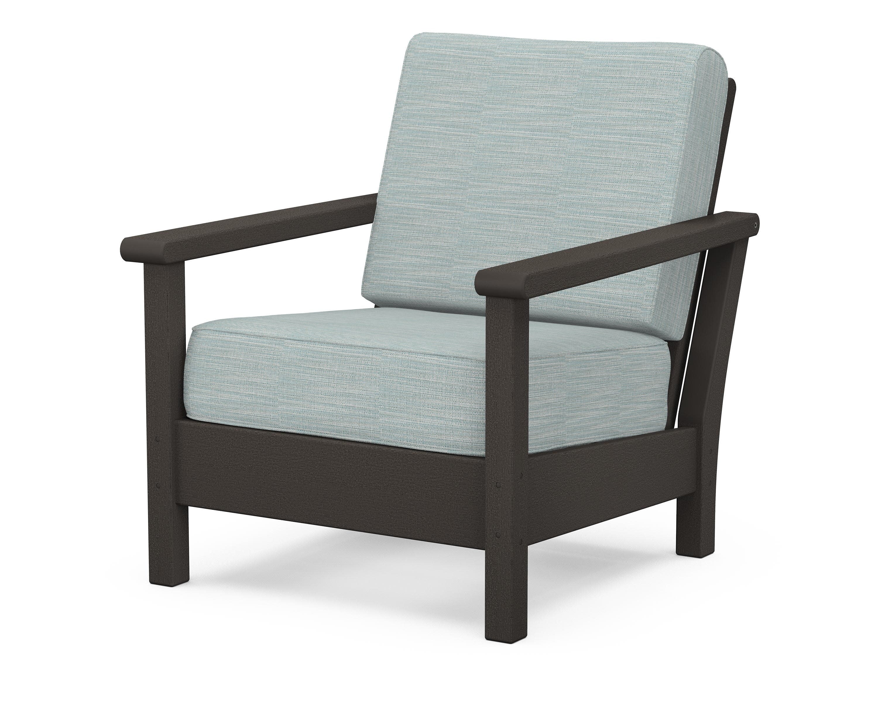 Harbour Deep Seating Chair in Vintage Coffee / Soothe Mist