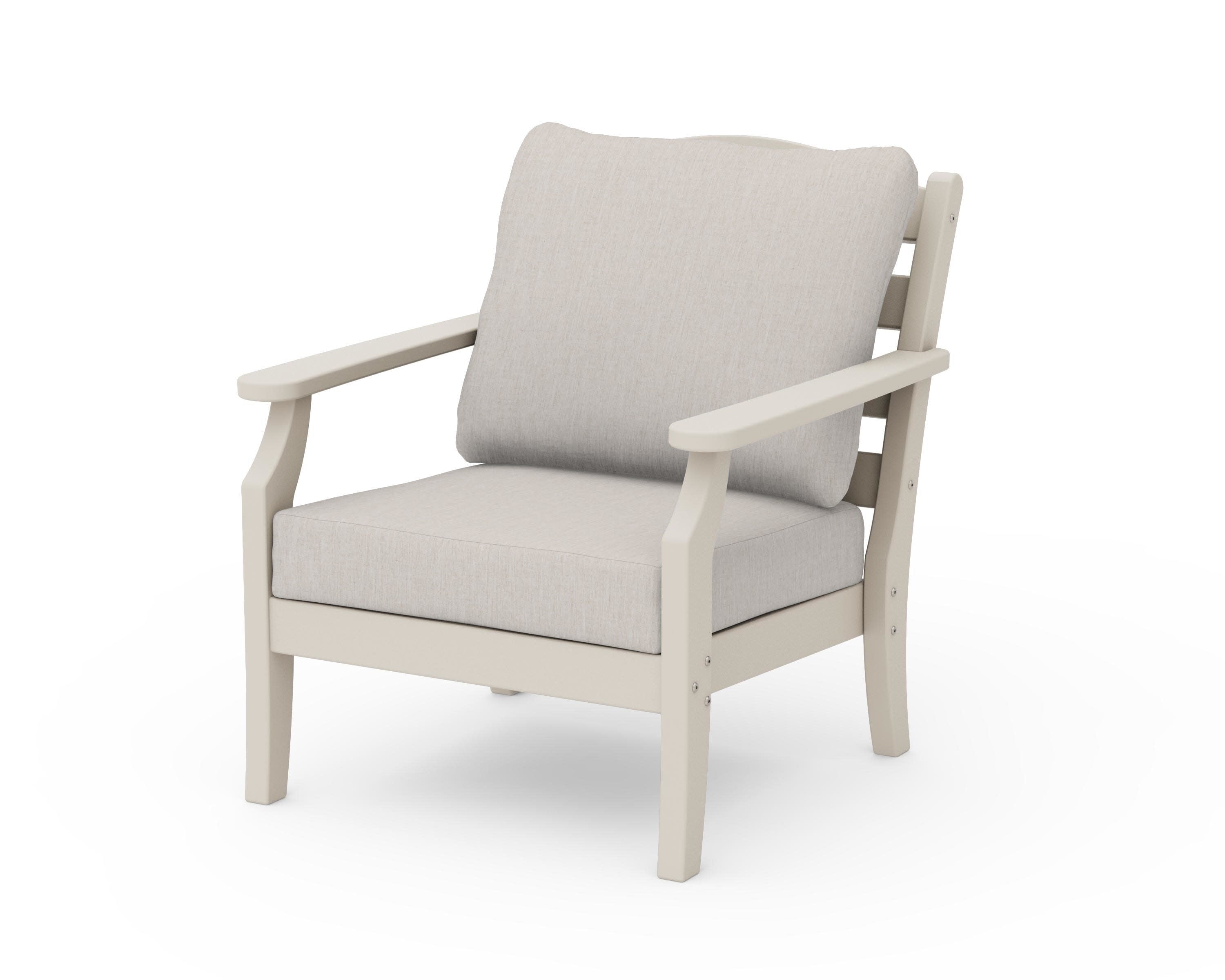Savannah Deep Seating Chair in Sand / Cast Ash