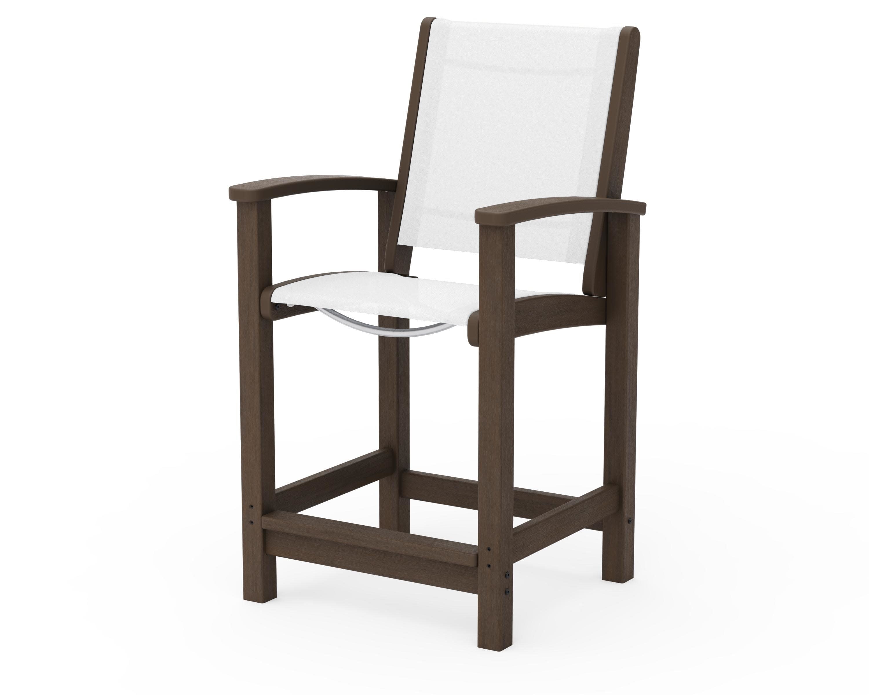 Coastal Counter Chair in Kona / White Sling