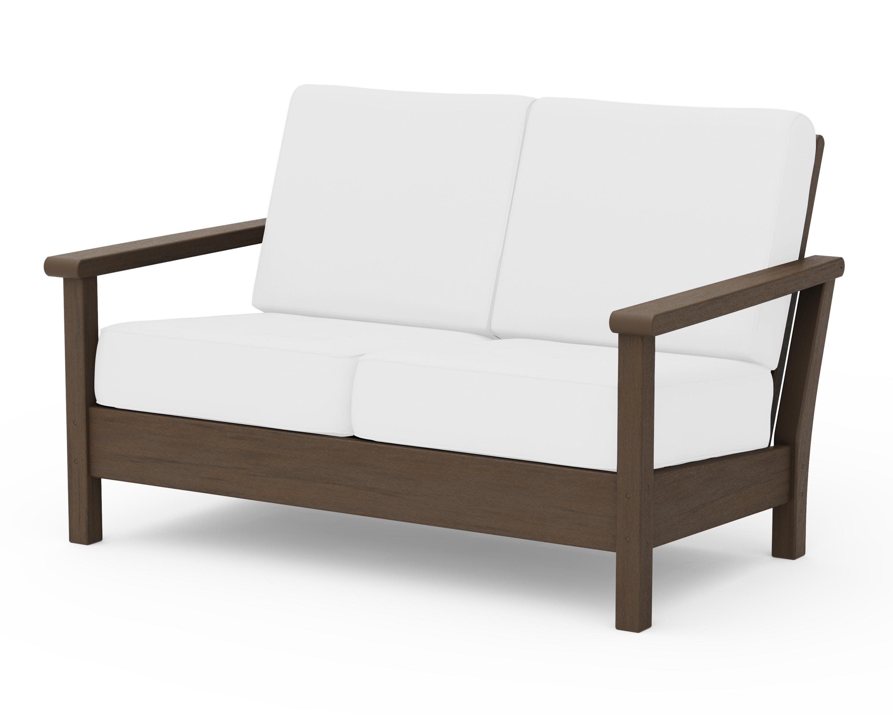 Harbour Deep Seating Loveseat in Kona / Natural