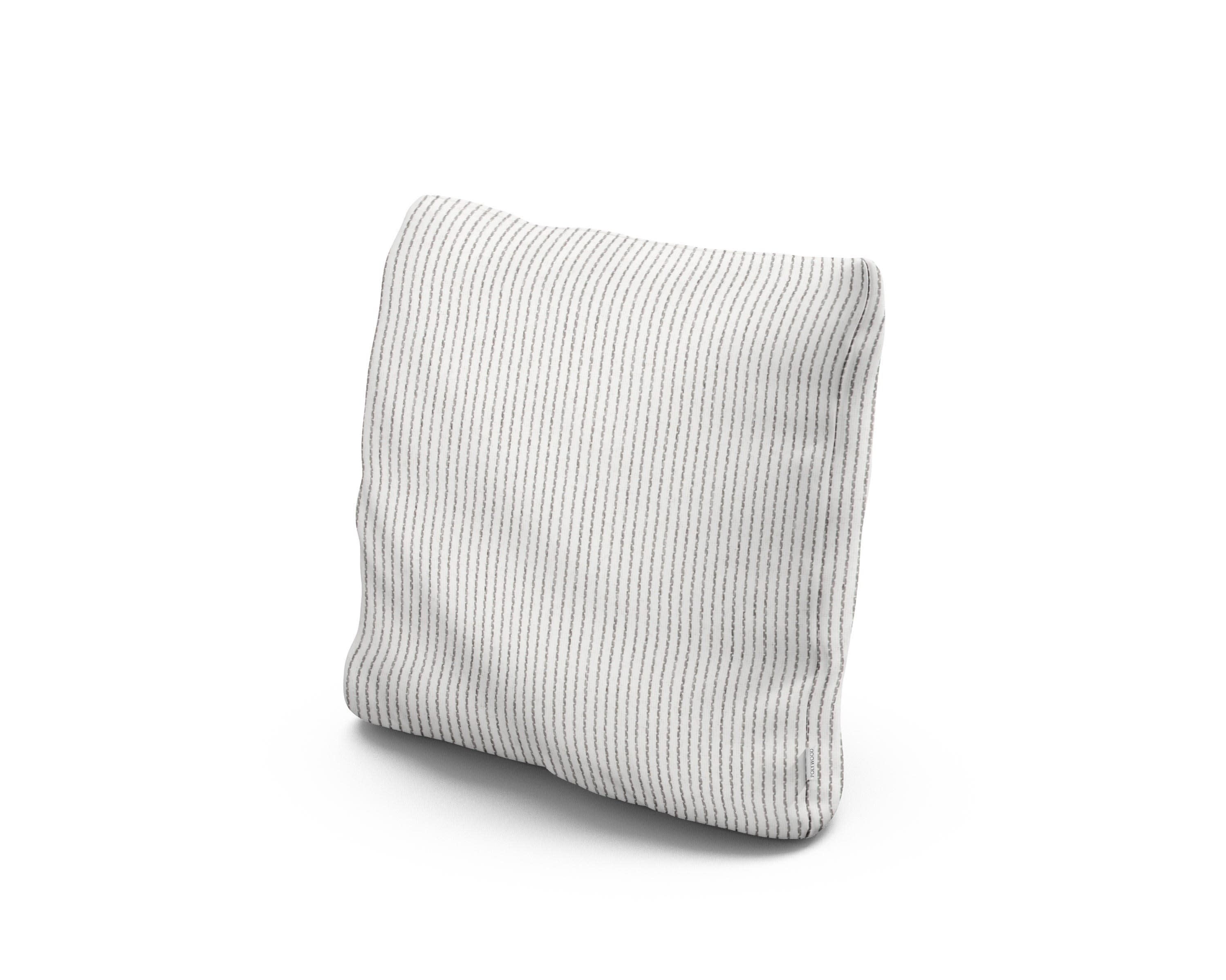 16" Outdoor Throw Pillow in Linus Metal