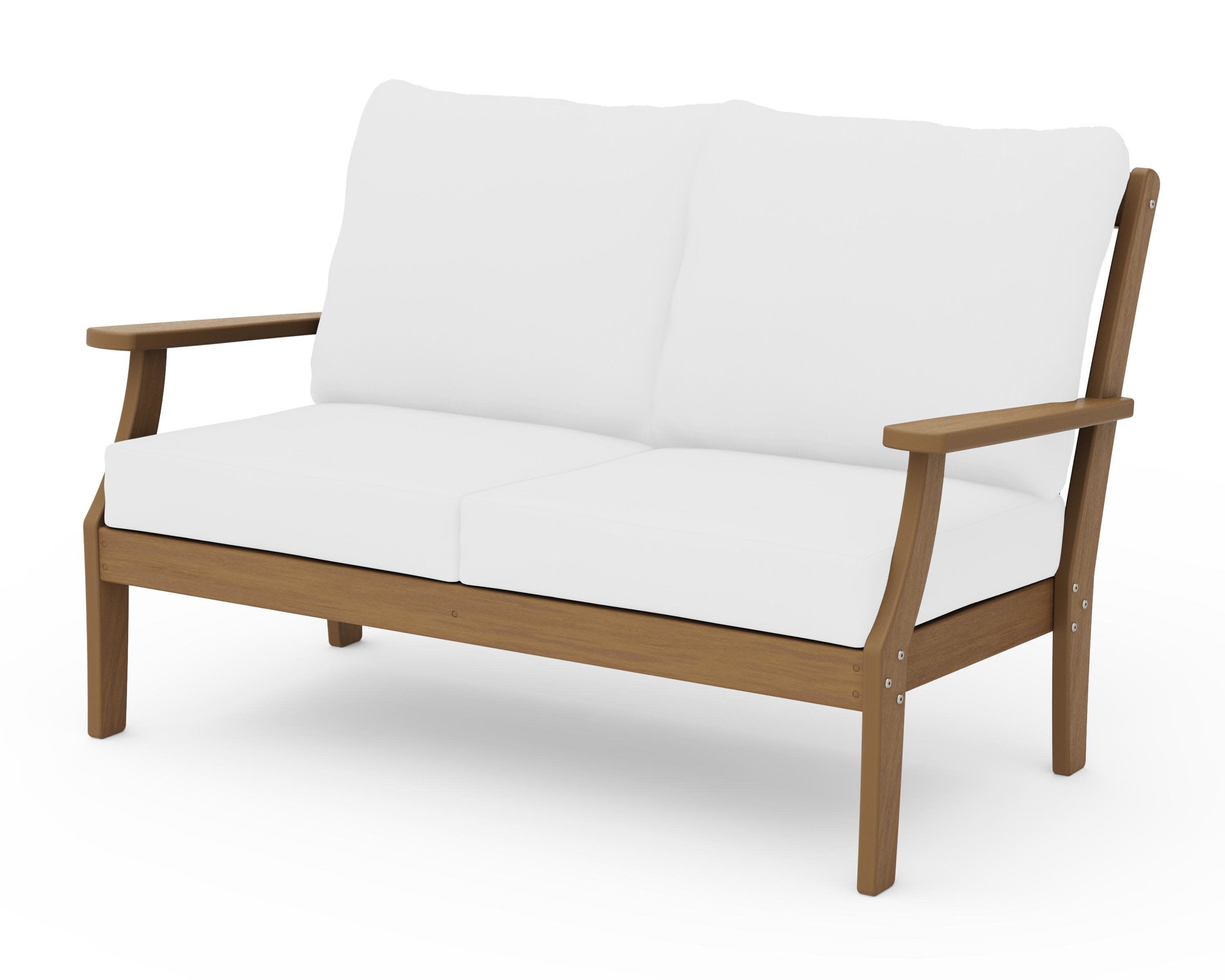Braxton Deep Seating Loveseat in Natural / Natural