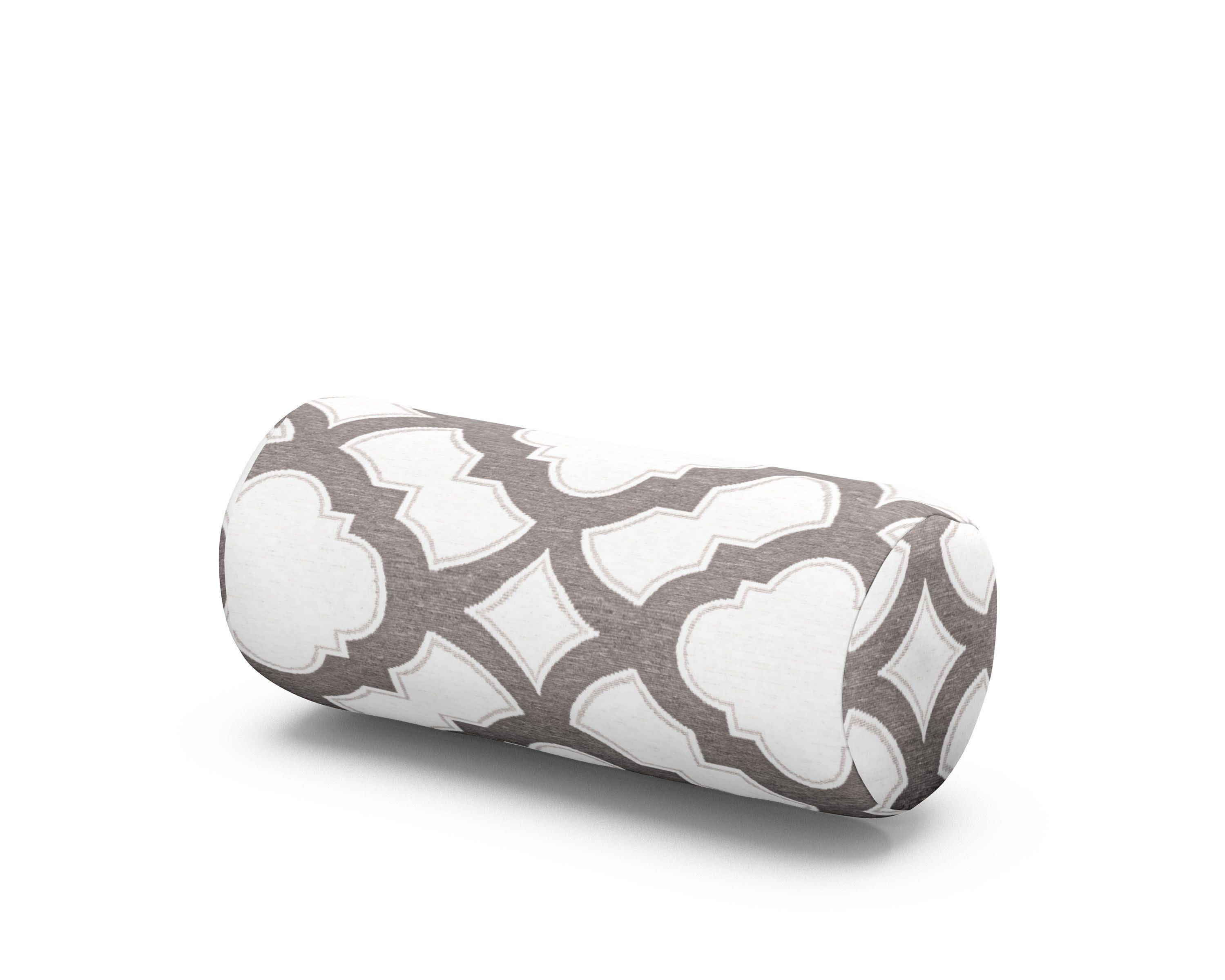 Headrest Pillow - Two Strap in Trellis Grey Mist