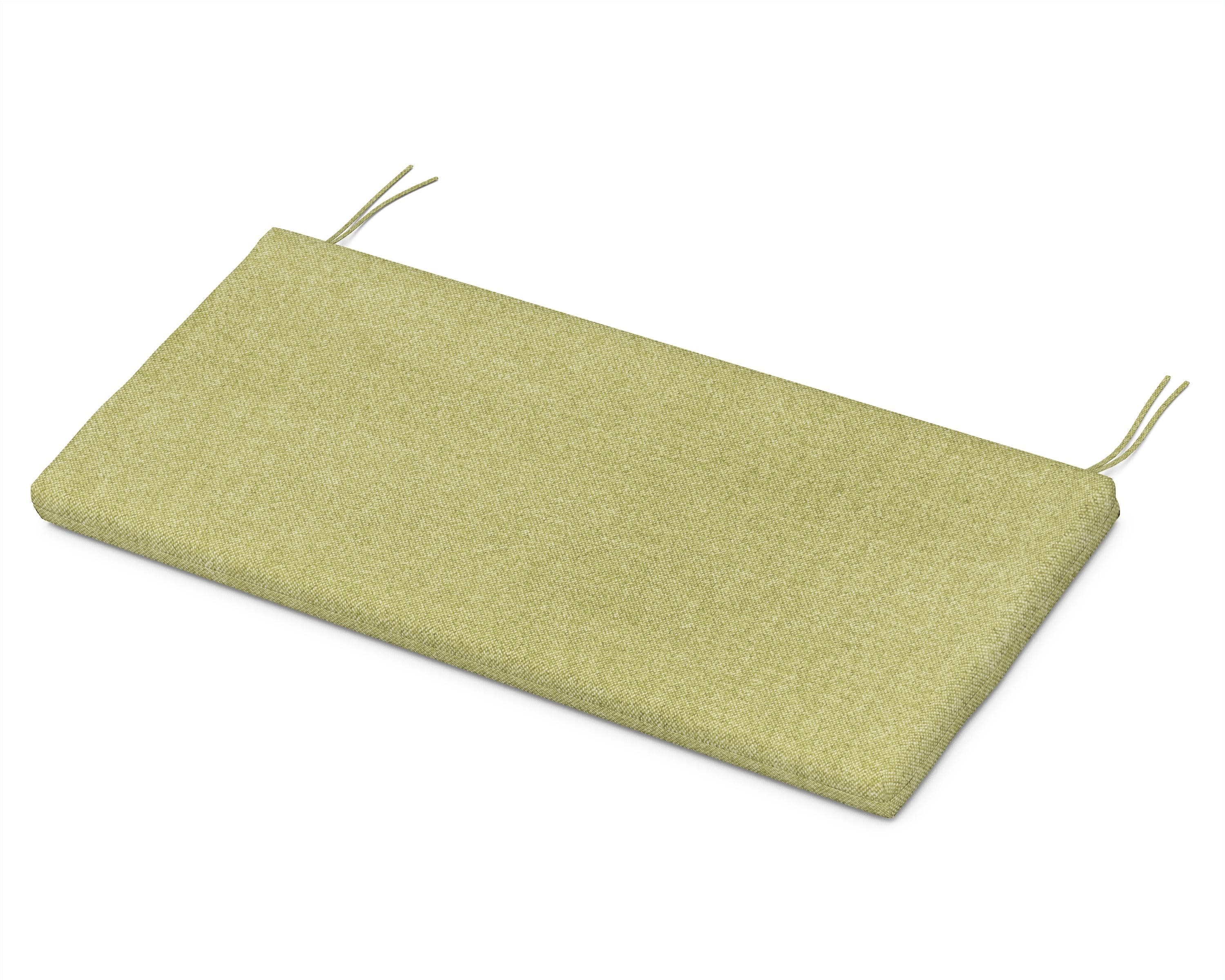 Bench Seat Cushion - 18.5"D x 43.5"W x 2.5"H in Chartreuse Boucle