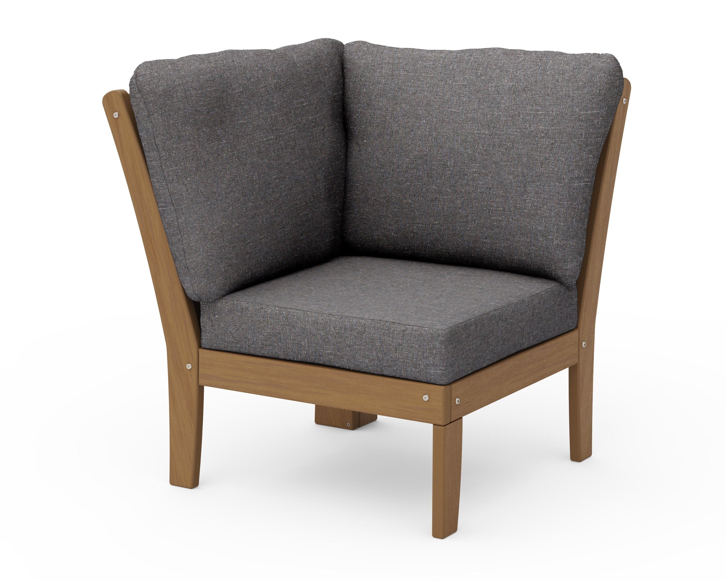 Braxton Modular Corner Chair in Natural / Ash Charcoal