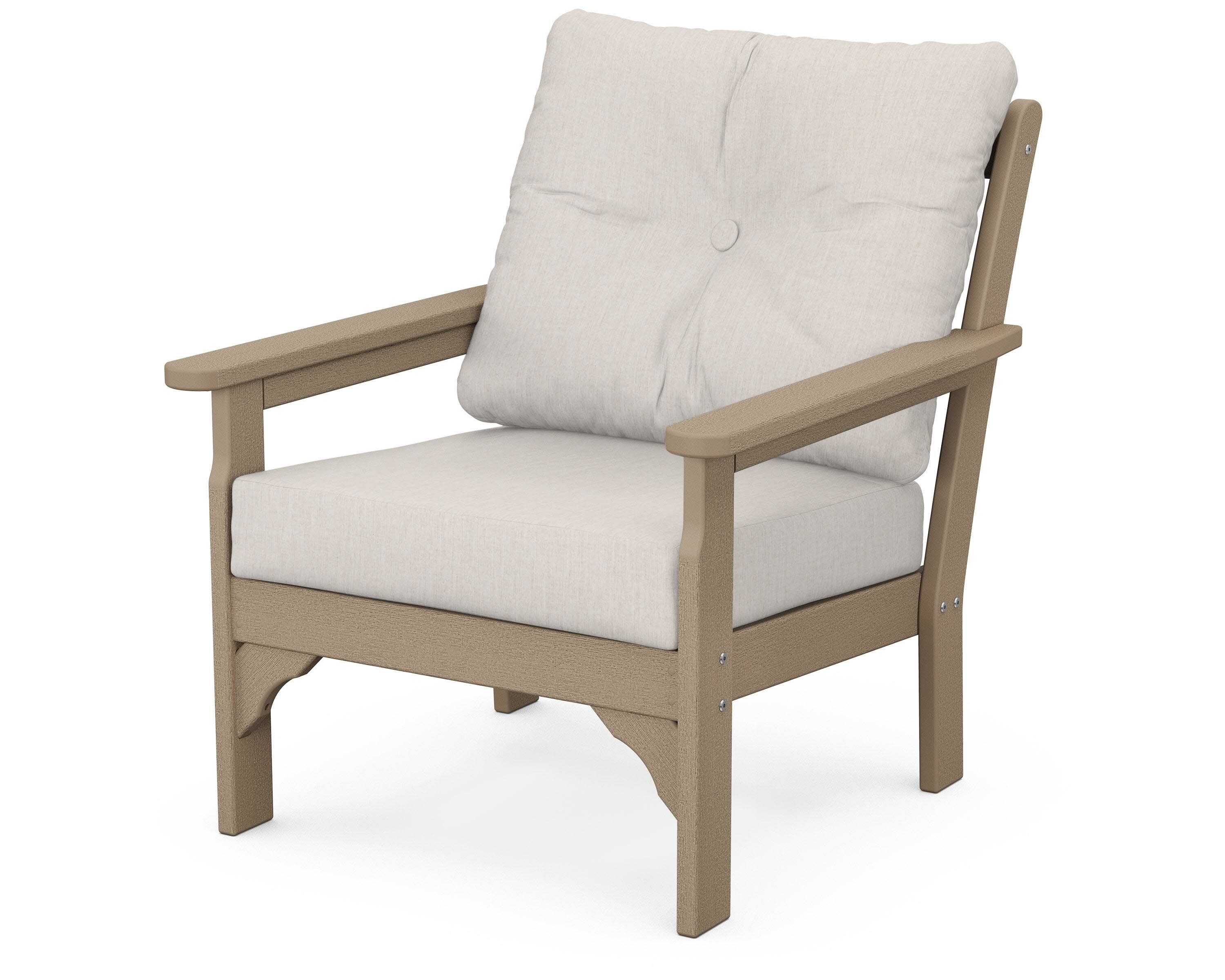 Vineyard Deep Seating Chair in Vintage Sahara / Cast Ash