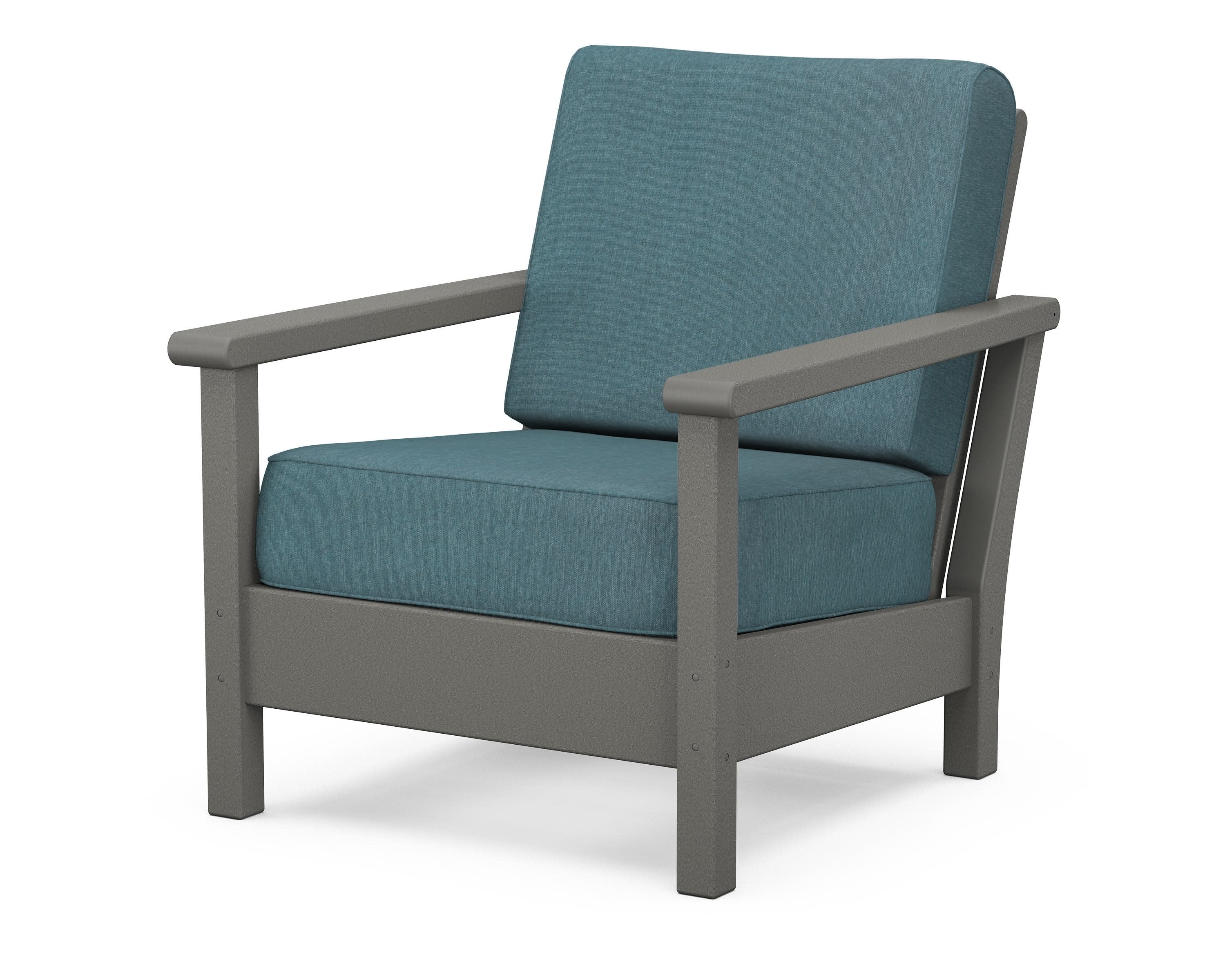 Harbour Deep Seating Chair in Slate Grey / Ocean Teal