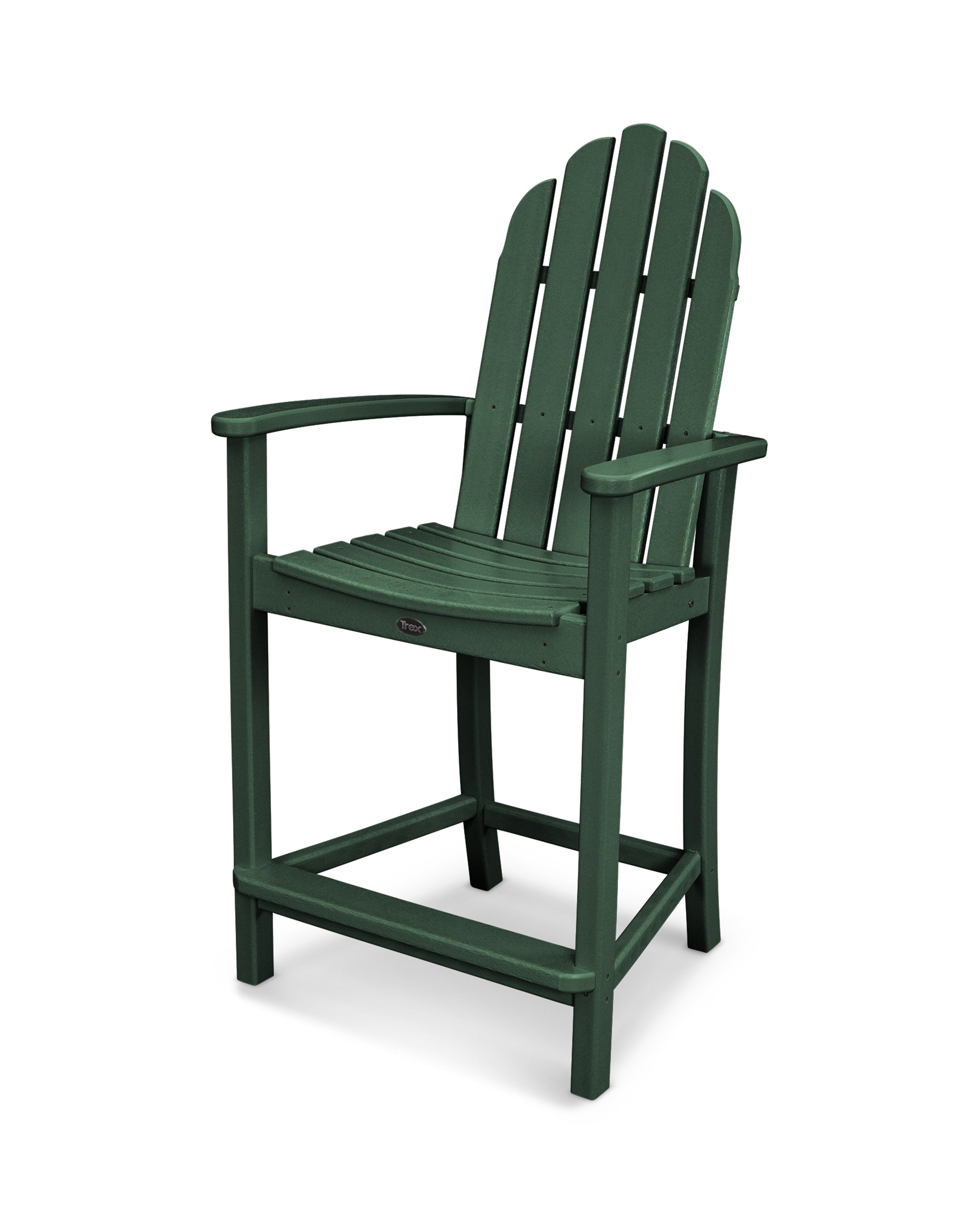 Classic Adirondack Counter Chair in Green