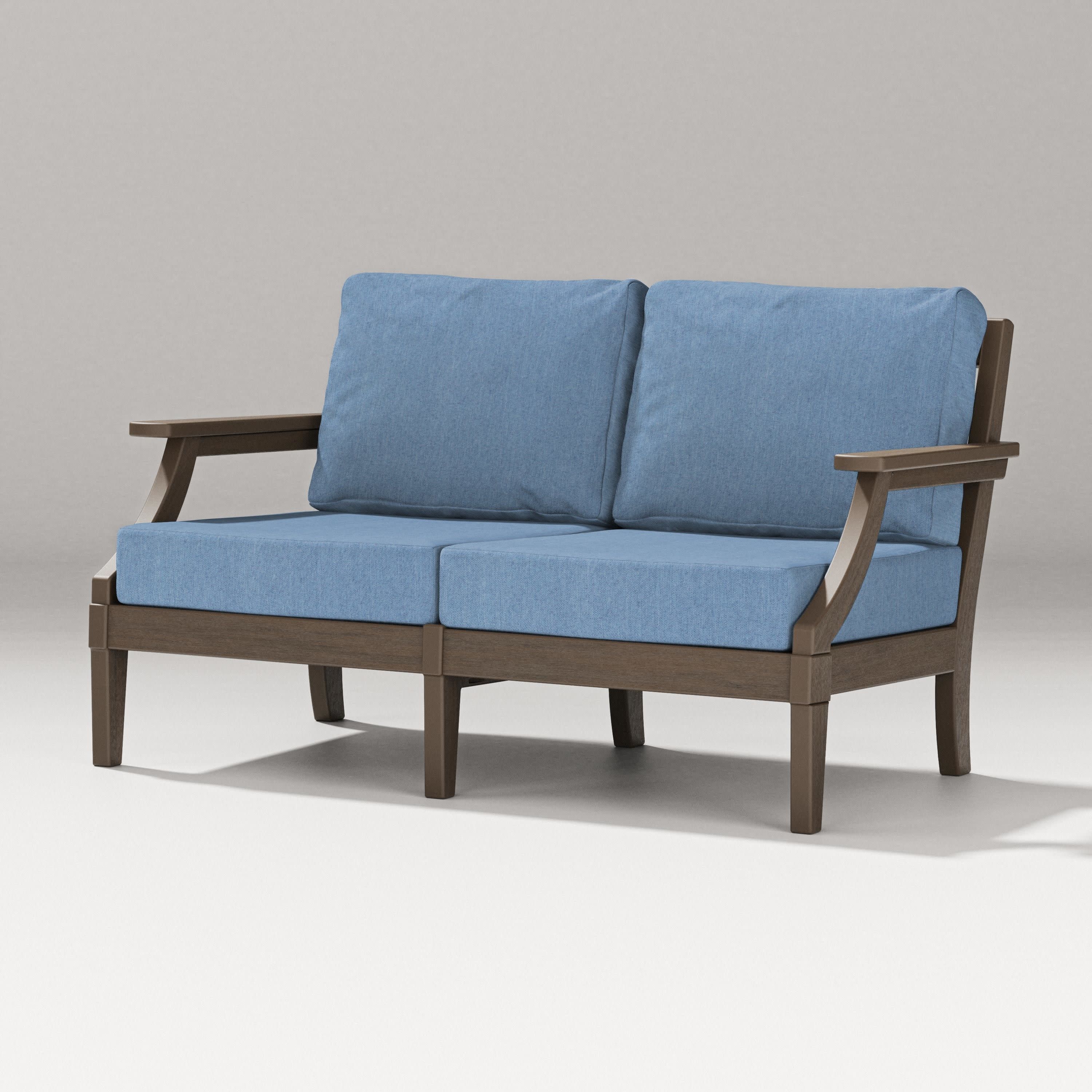 Estate Loveseat in Kona / Sky Blue