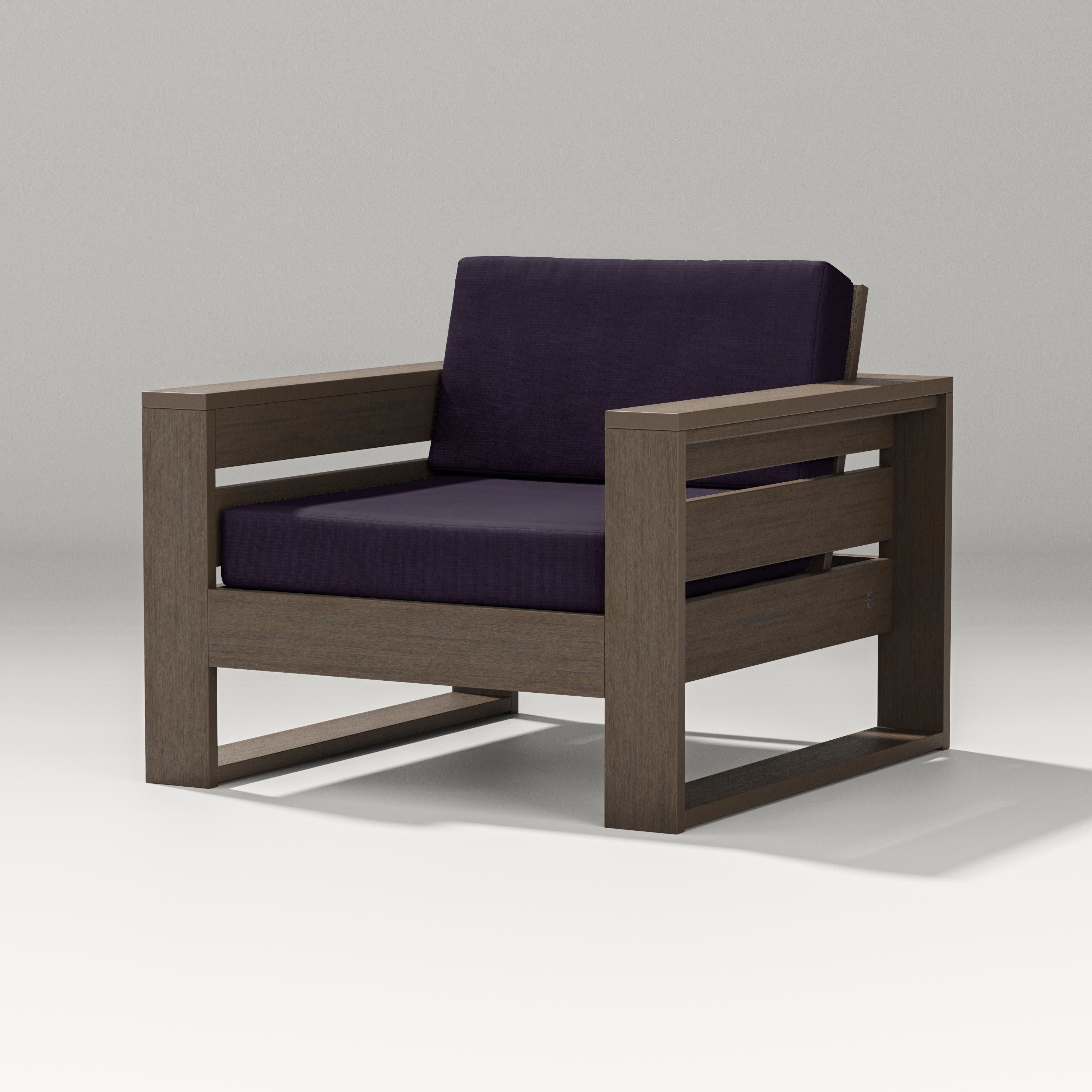 Latitude Lounge Chair in Kona / Navy Linen