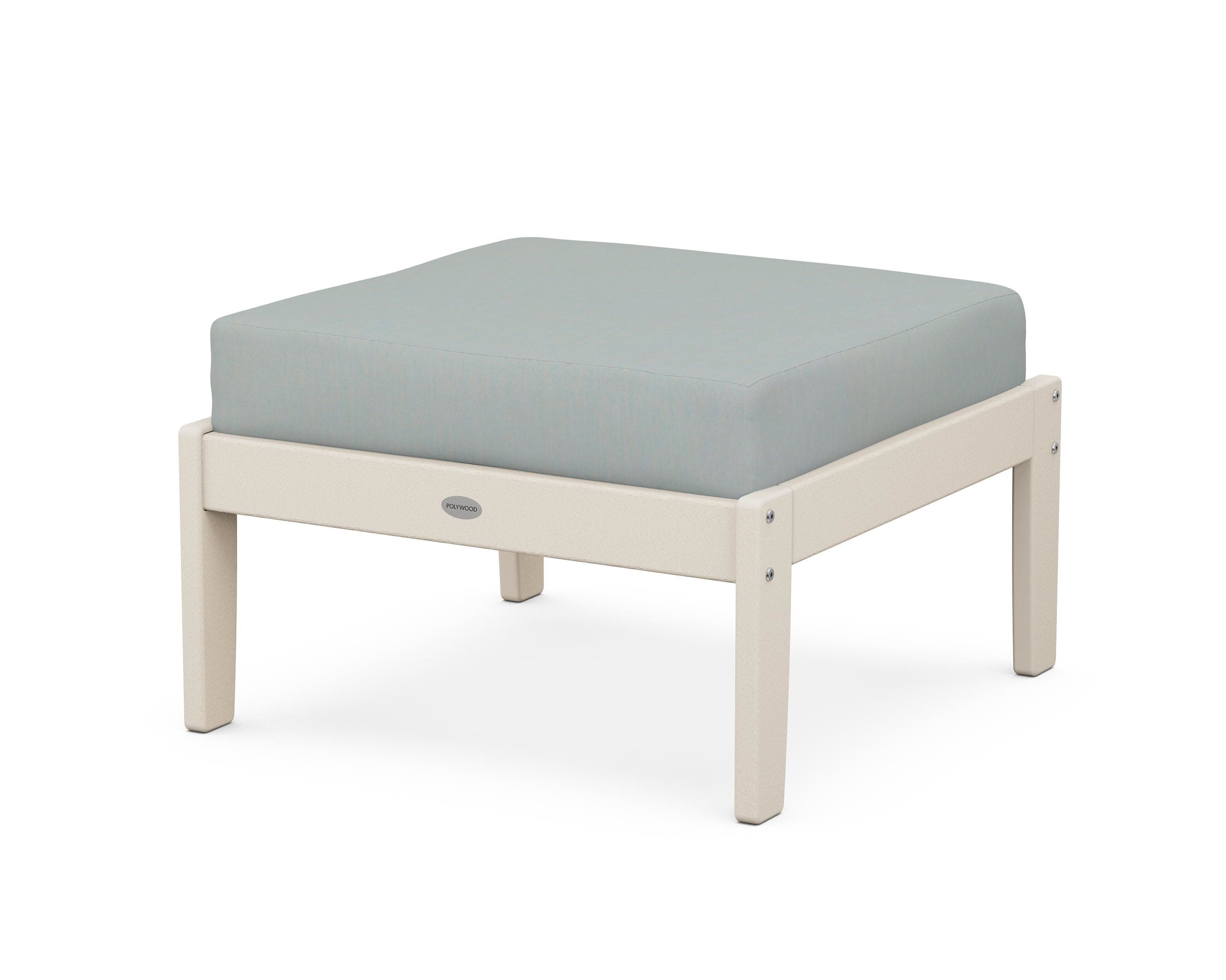 Braxton Deep Seating Ottoman in Sand / Spa