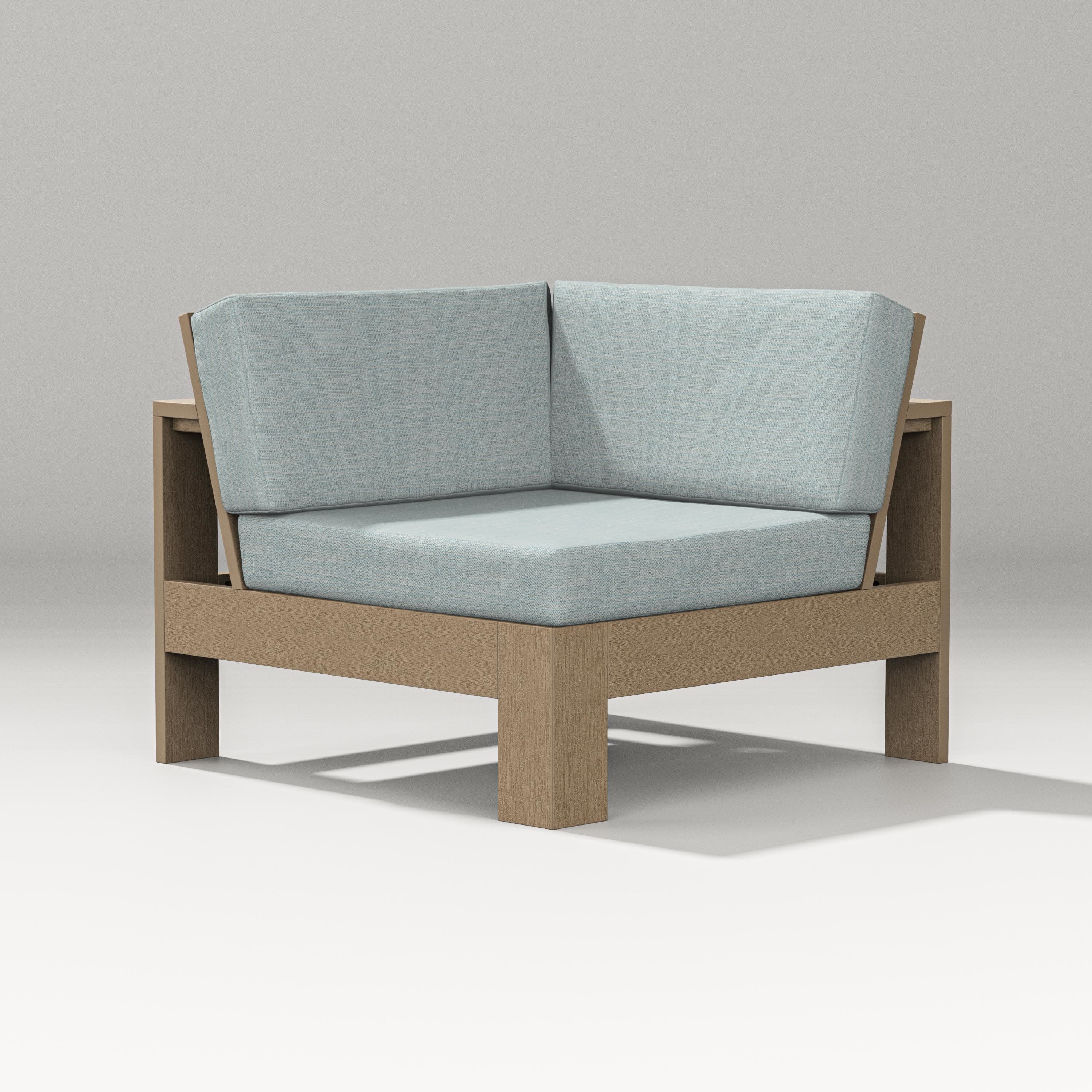 Latitude Modular Corner Chair in Vintage Sahara / Soothe Mist