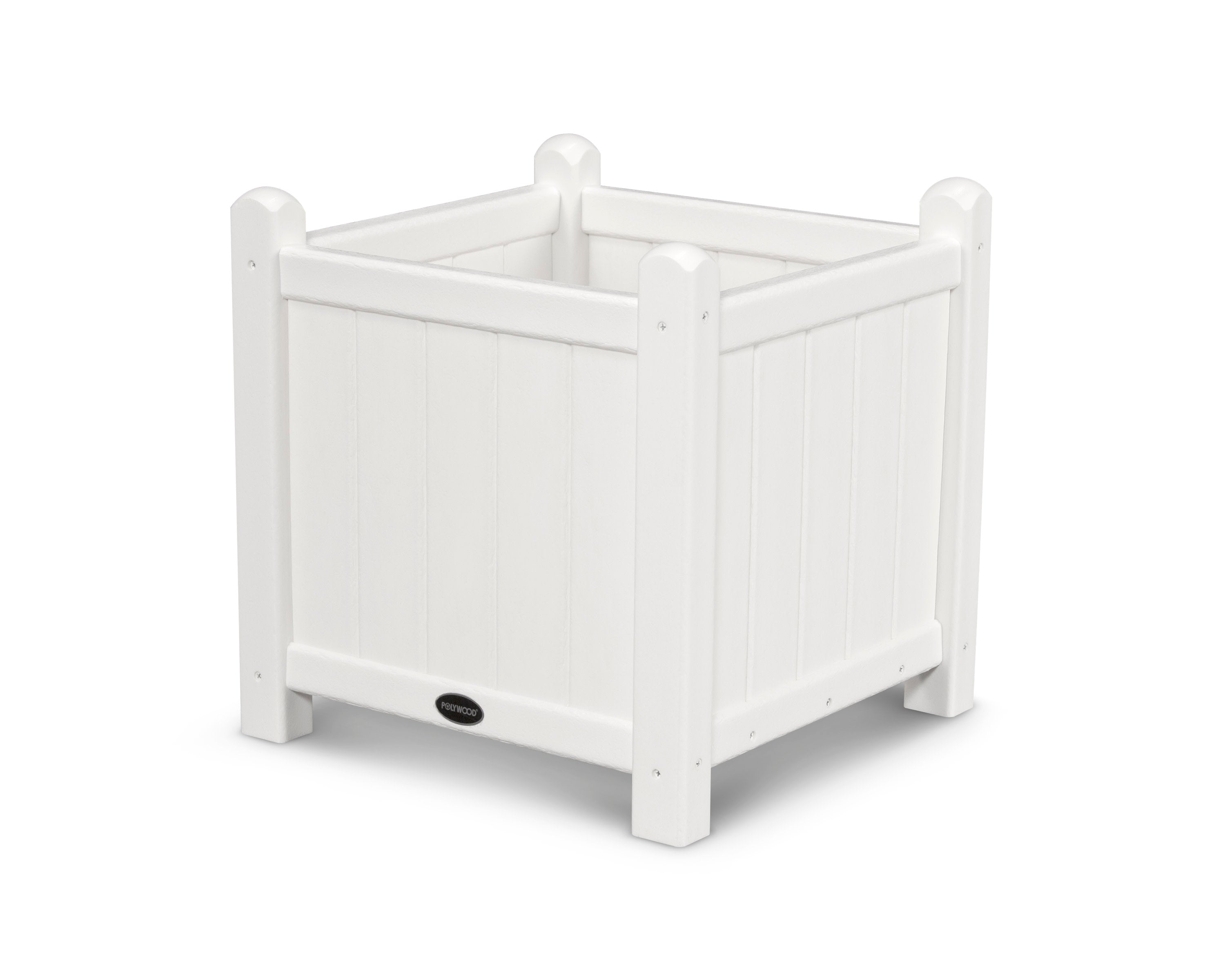 Traditional Garden 16" Planter in White