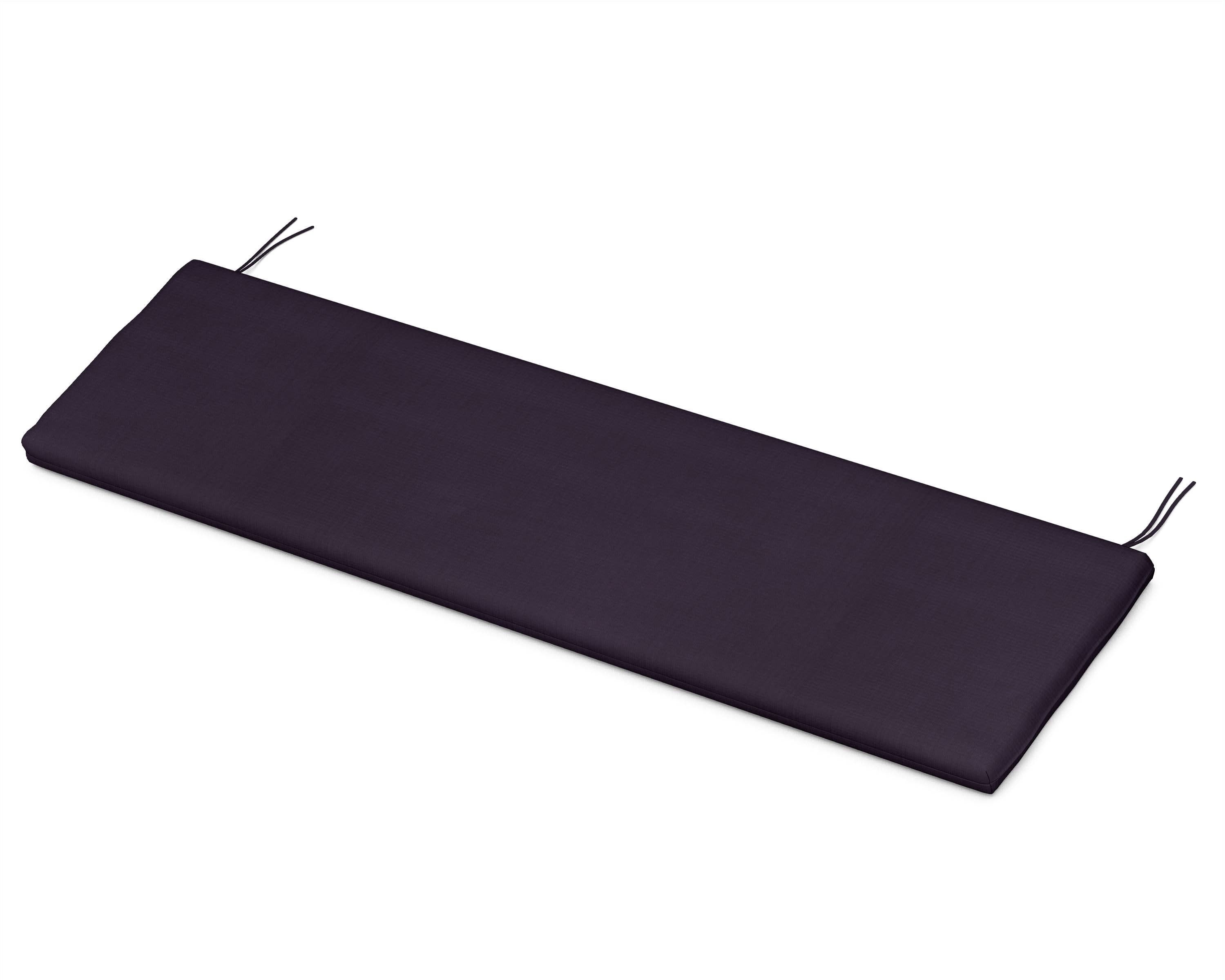 Ateeva Luxe 53" x 14" Outdoor Bench and Swing Cushion by POLYWOOD in Navy Linen